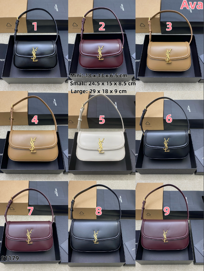 S1179 Saint Laurent YSL Solferino handbag