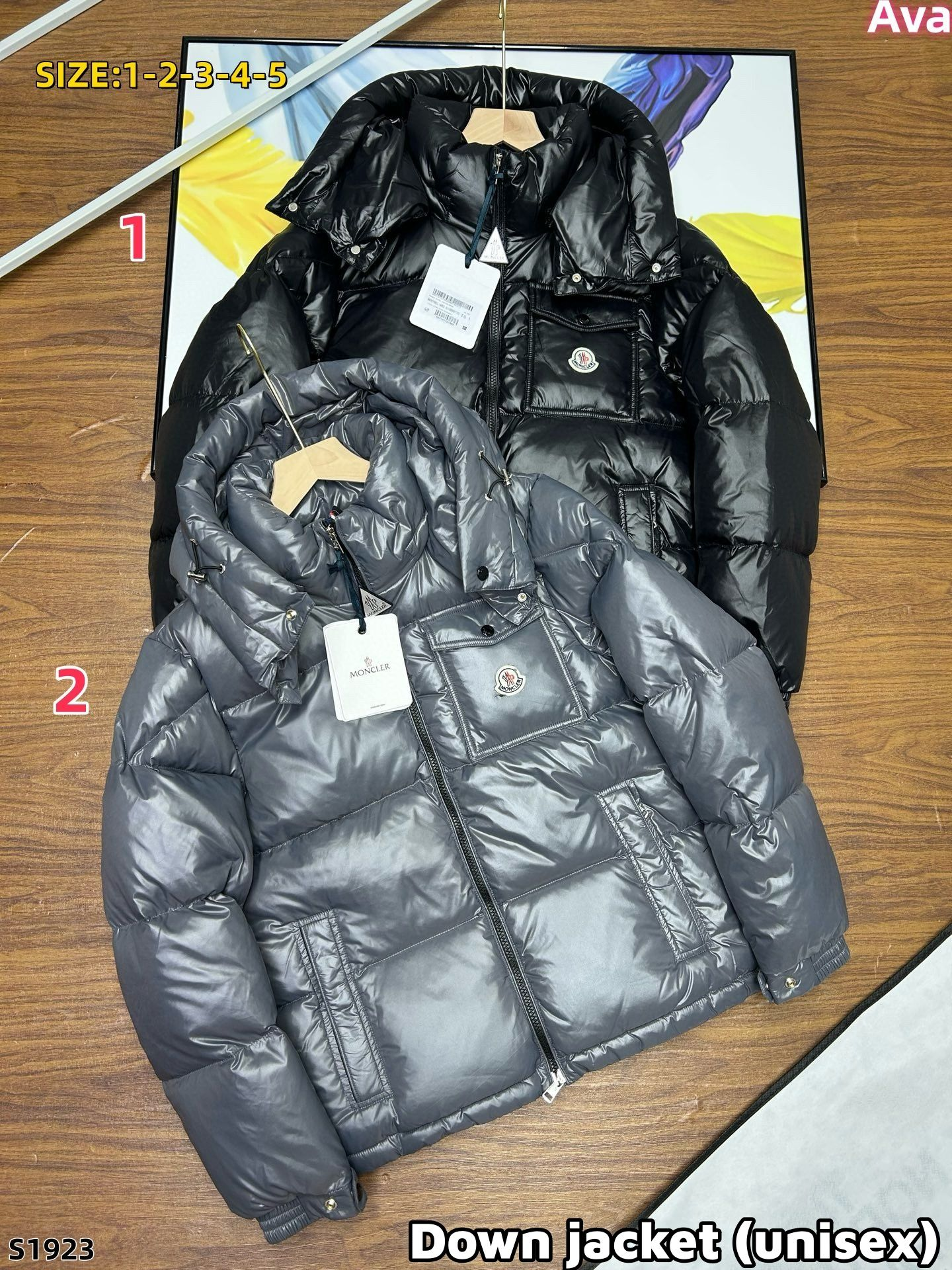 S1923 Moncler down jacket (unisex)