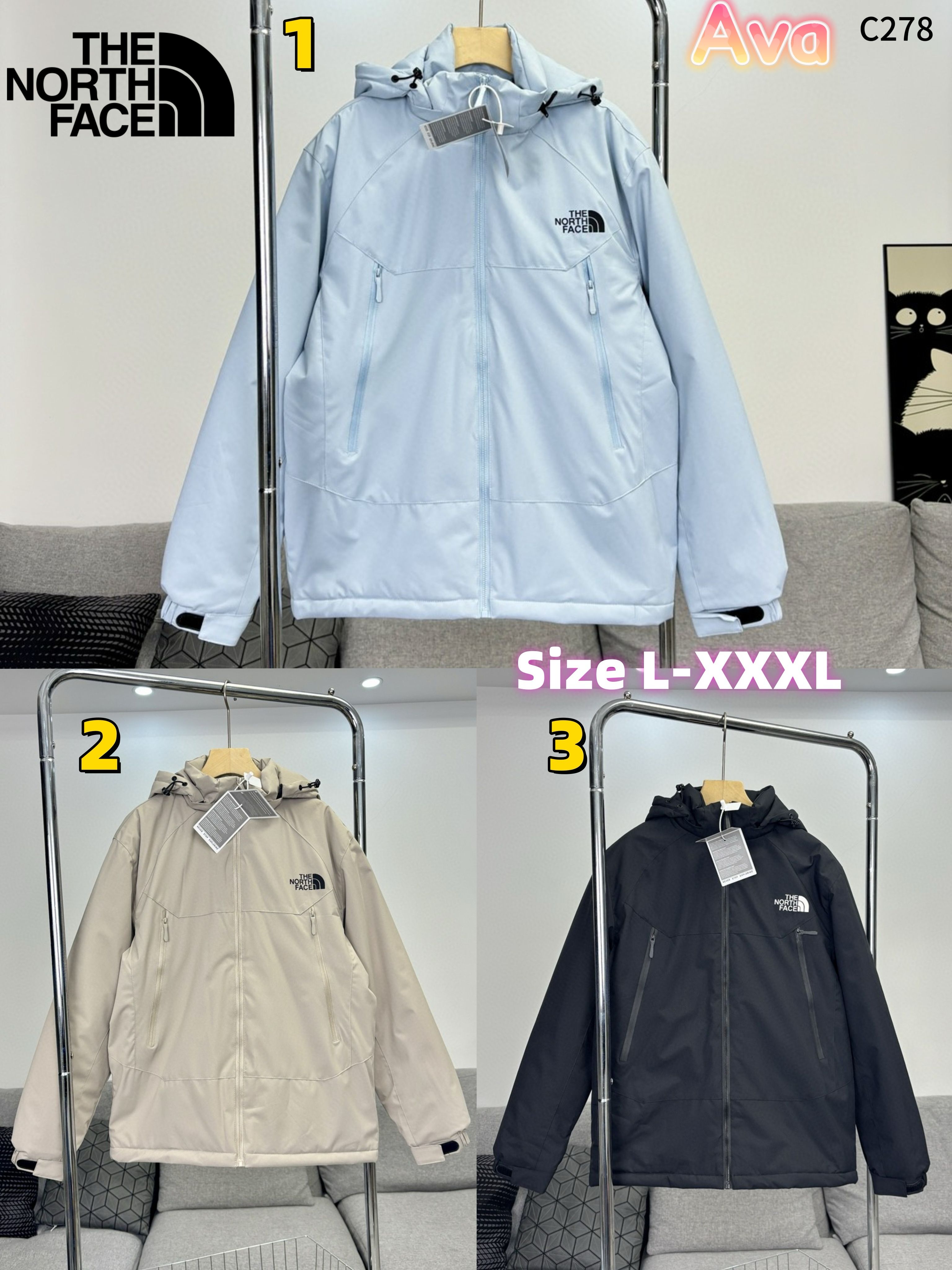 C278 North Face Windbreaker Jacket