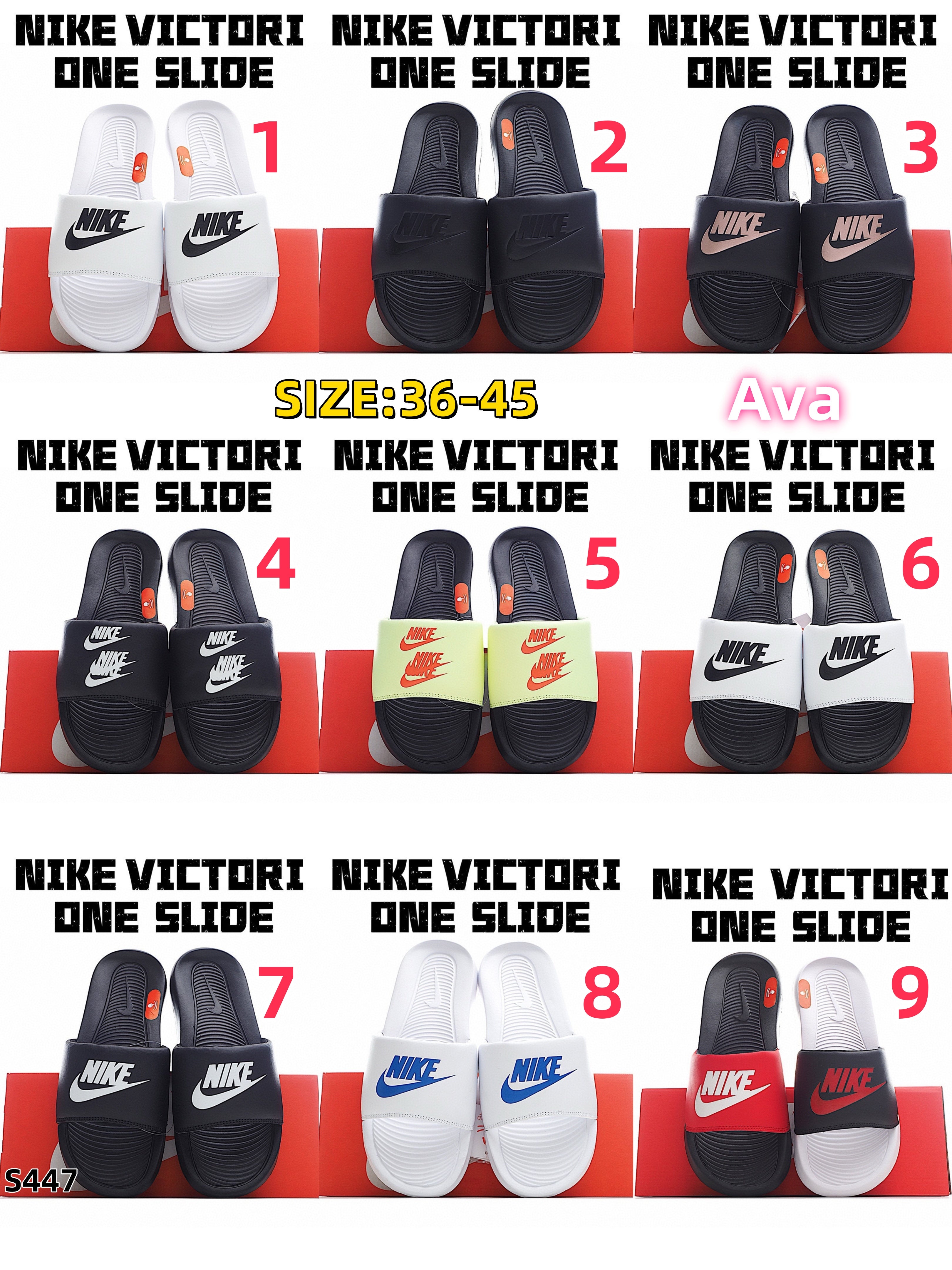 S447 Nike Slippers