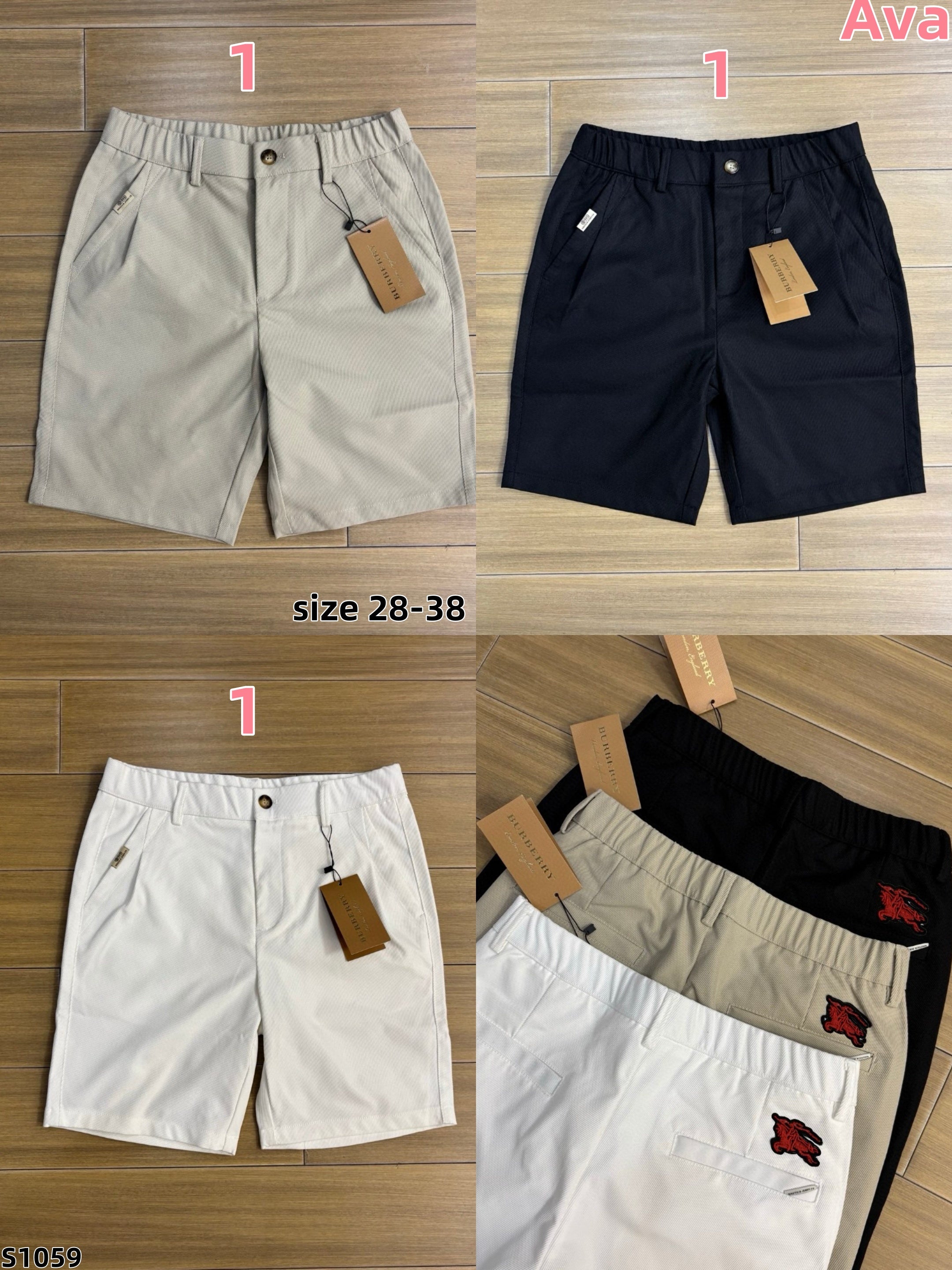 S1059 Burberry shorts  clothing