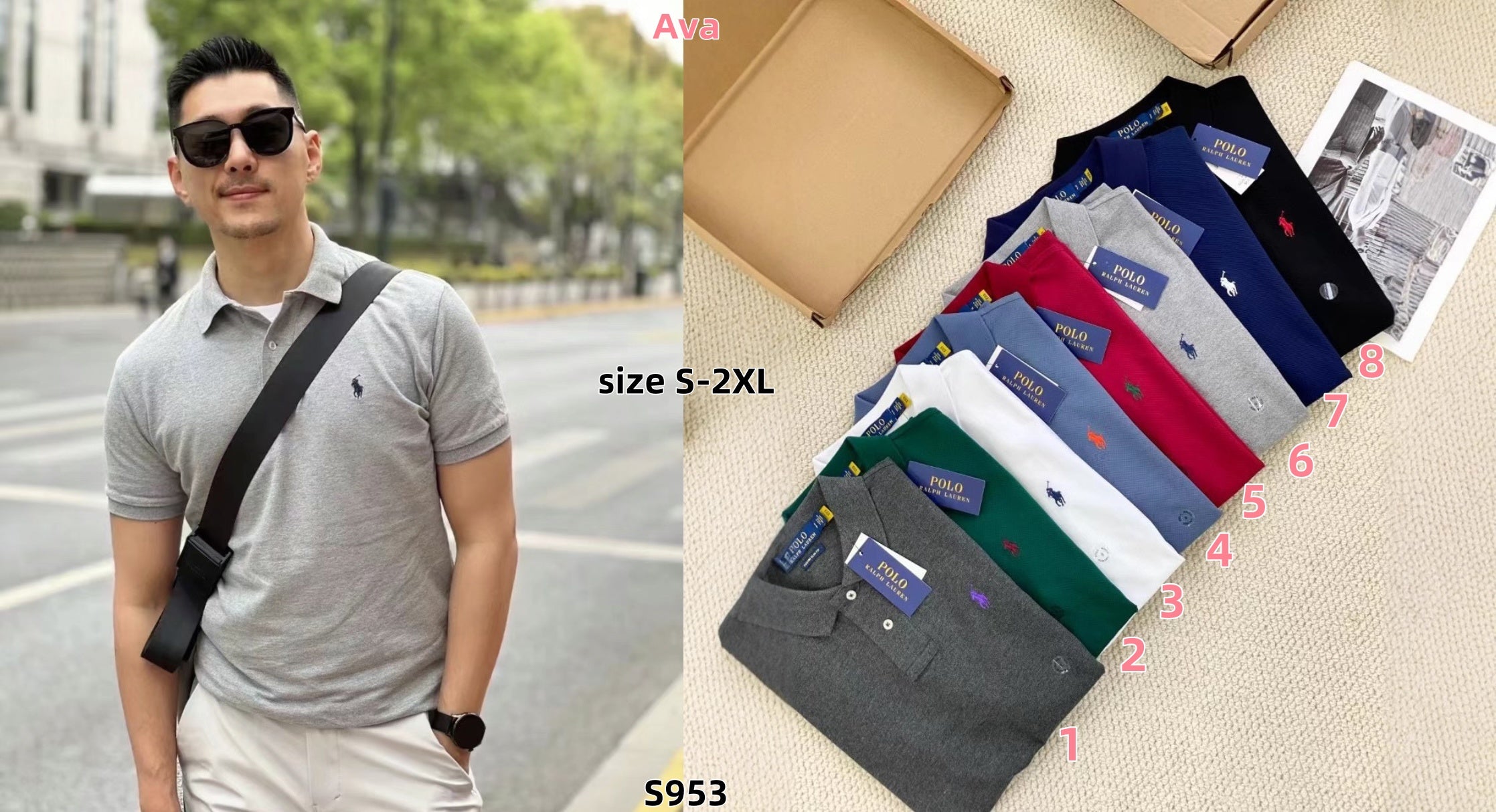 S953 Ralph Lauren polo shirt