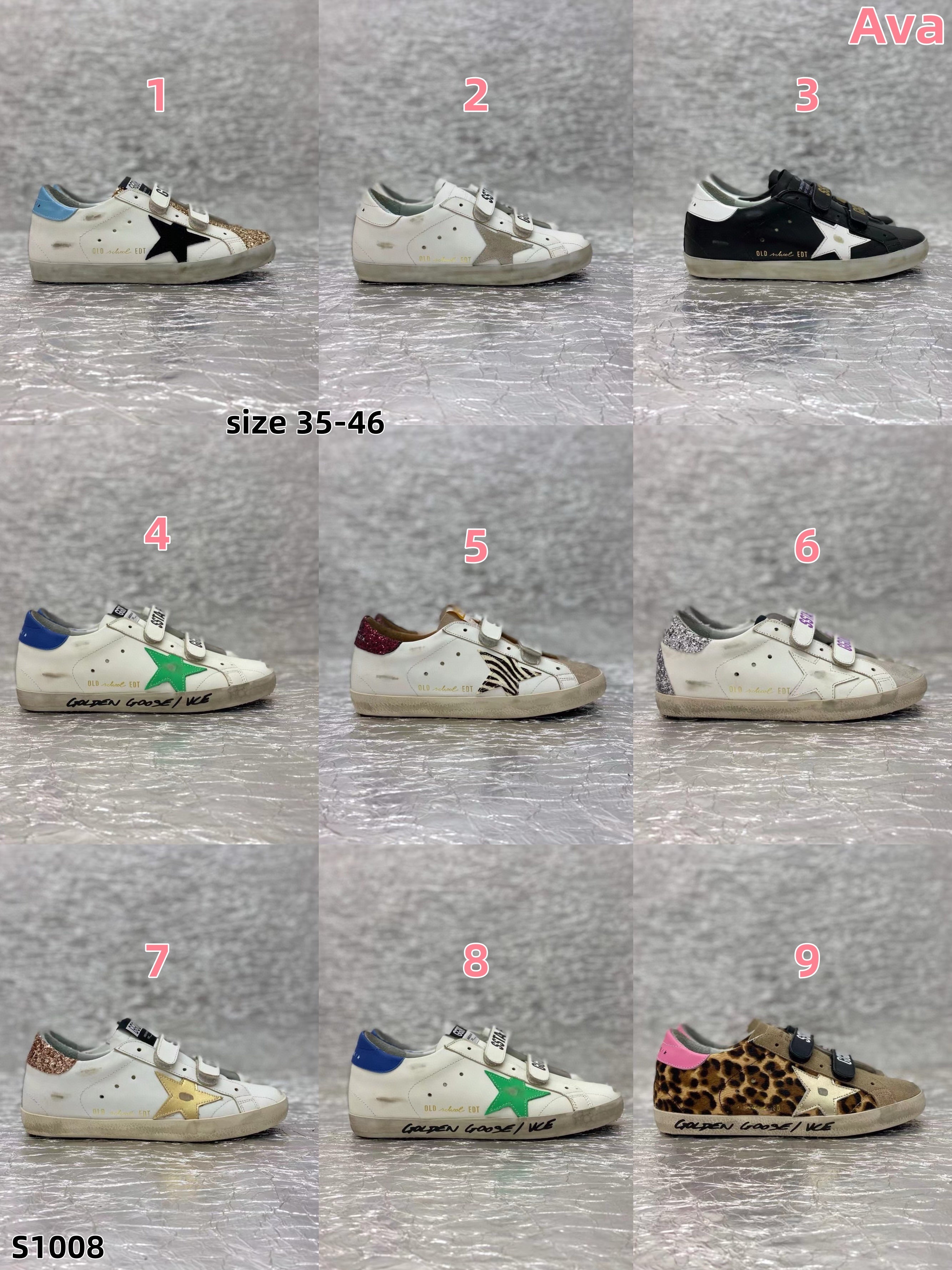 S1008Golden Goose Old School Sneakers shoes