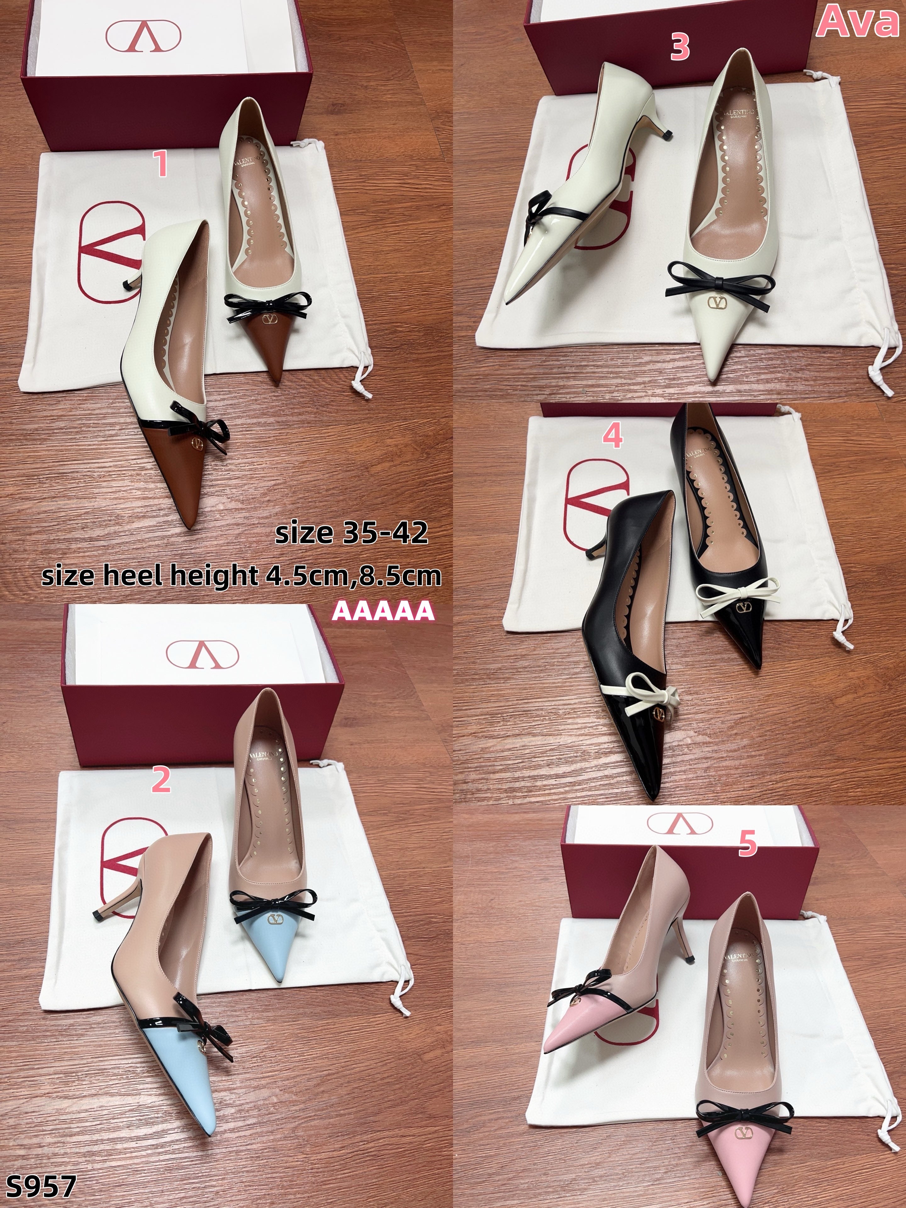 S957 Valentino high heels