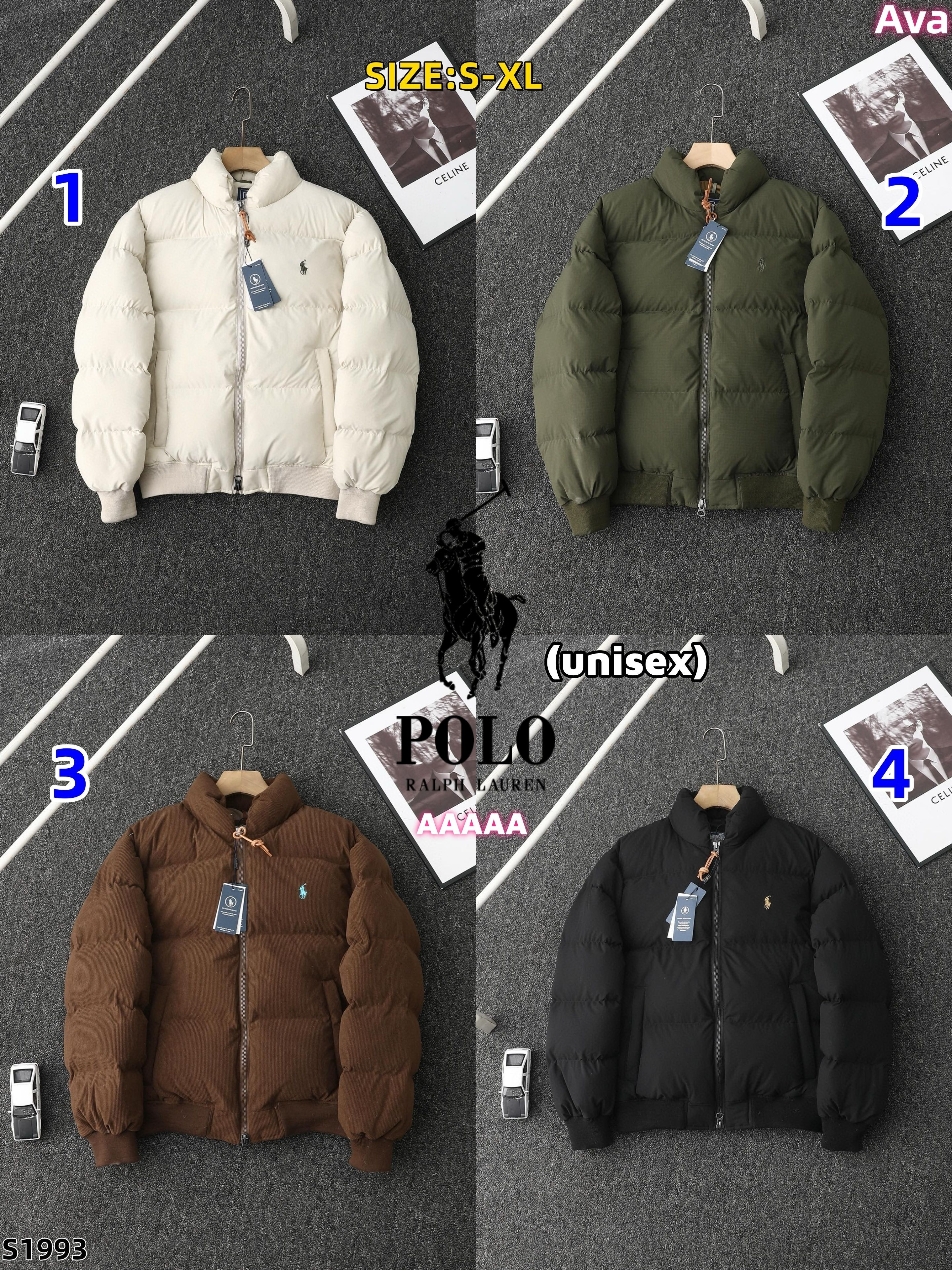 S1993 Ralph Lauren down jacket (unisex)