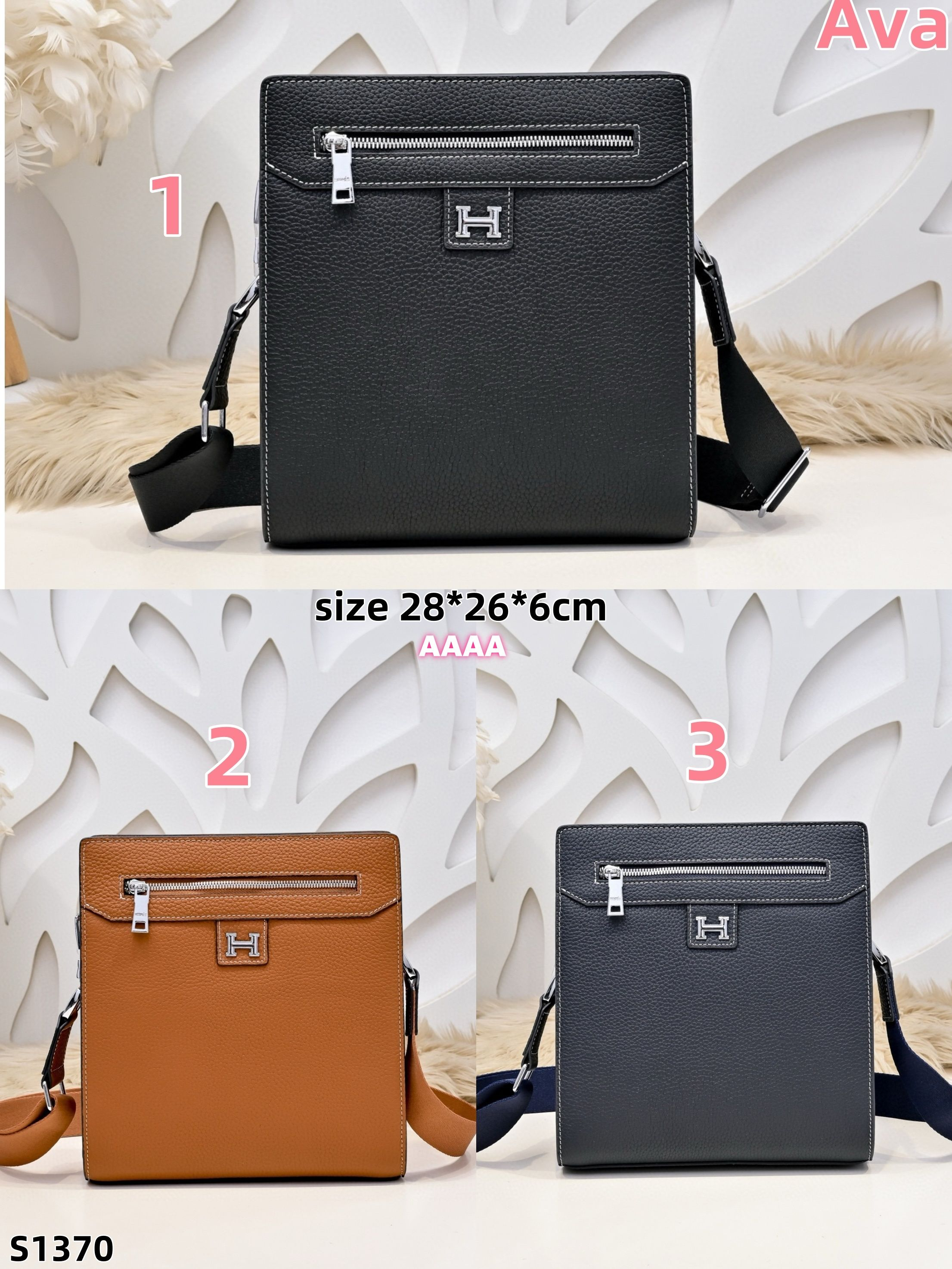 S1370 Hermès men's shoulder bag