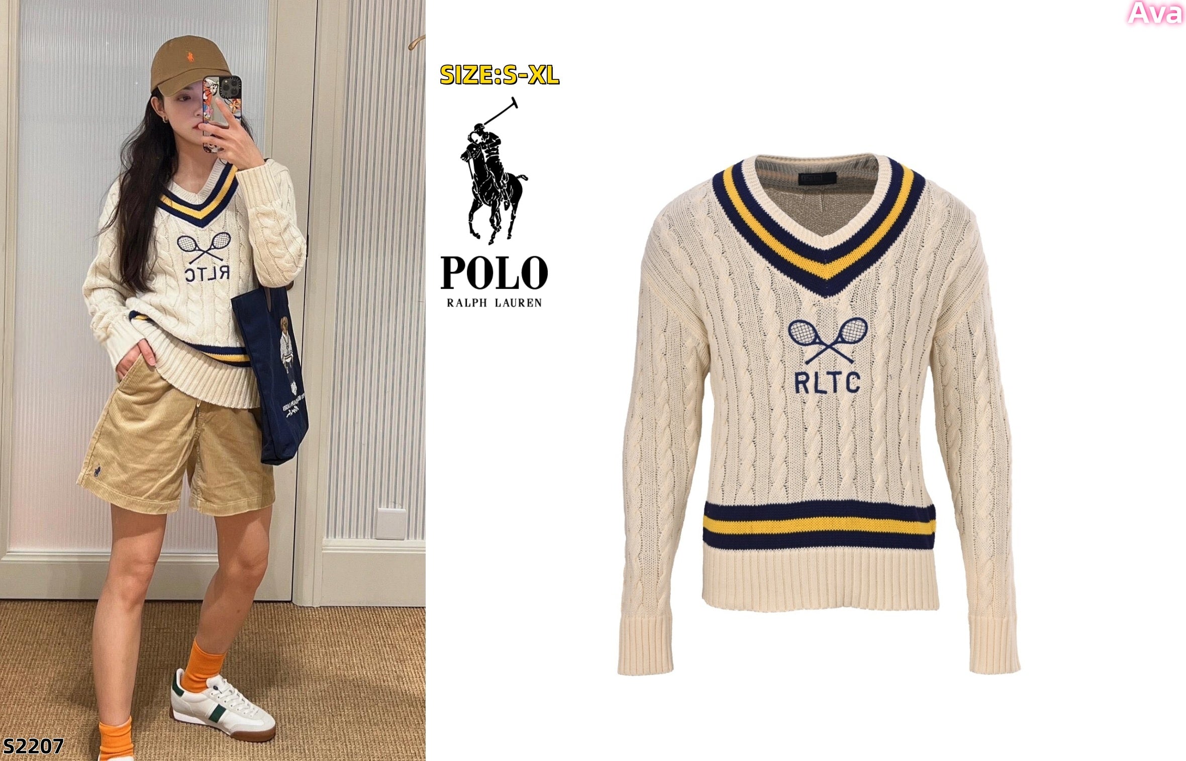 S2207 Ralph Lauren Sweater