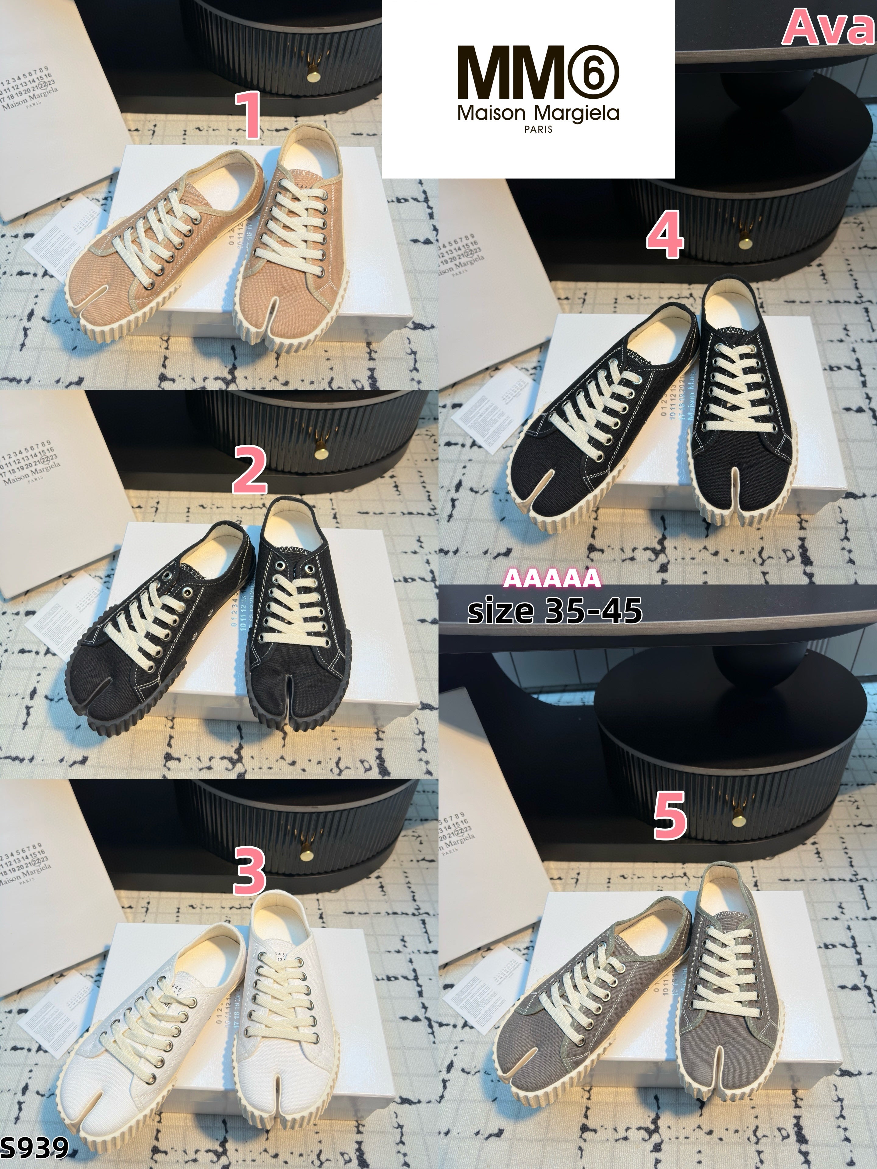 S939 Maison Margiela MM6 Split-Toe Shoes shoes