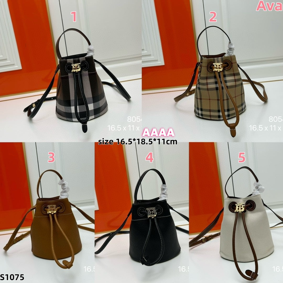 S1075 Burberry bucket bag