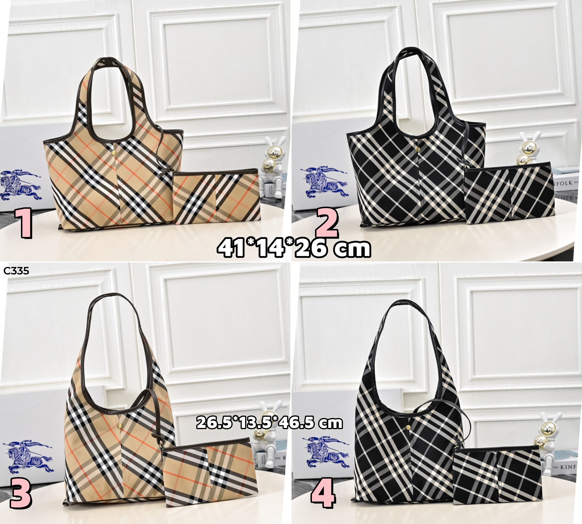 C335 Burberry Tote Bag