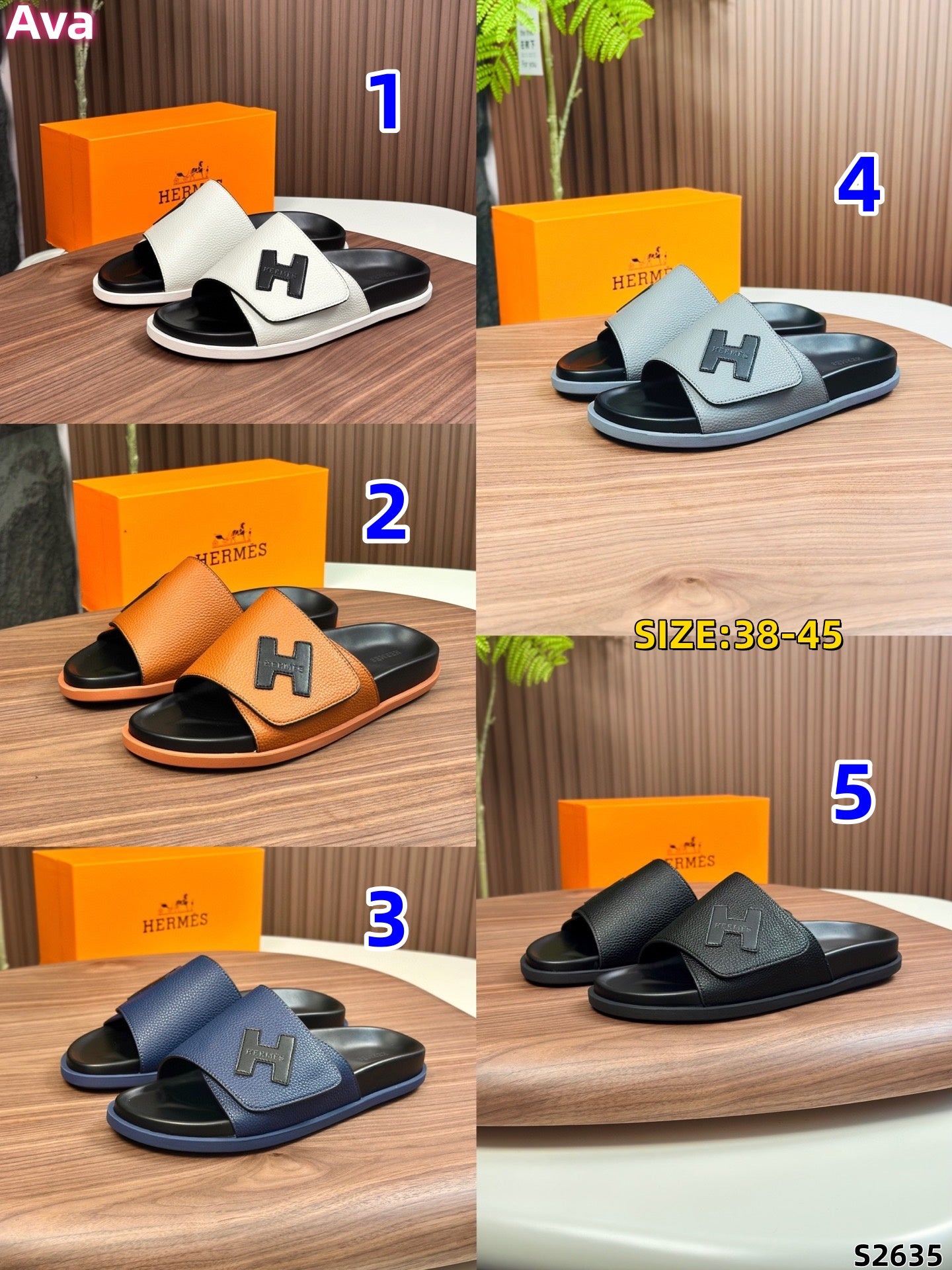 S2635 Hermès slippers