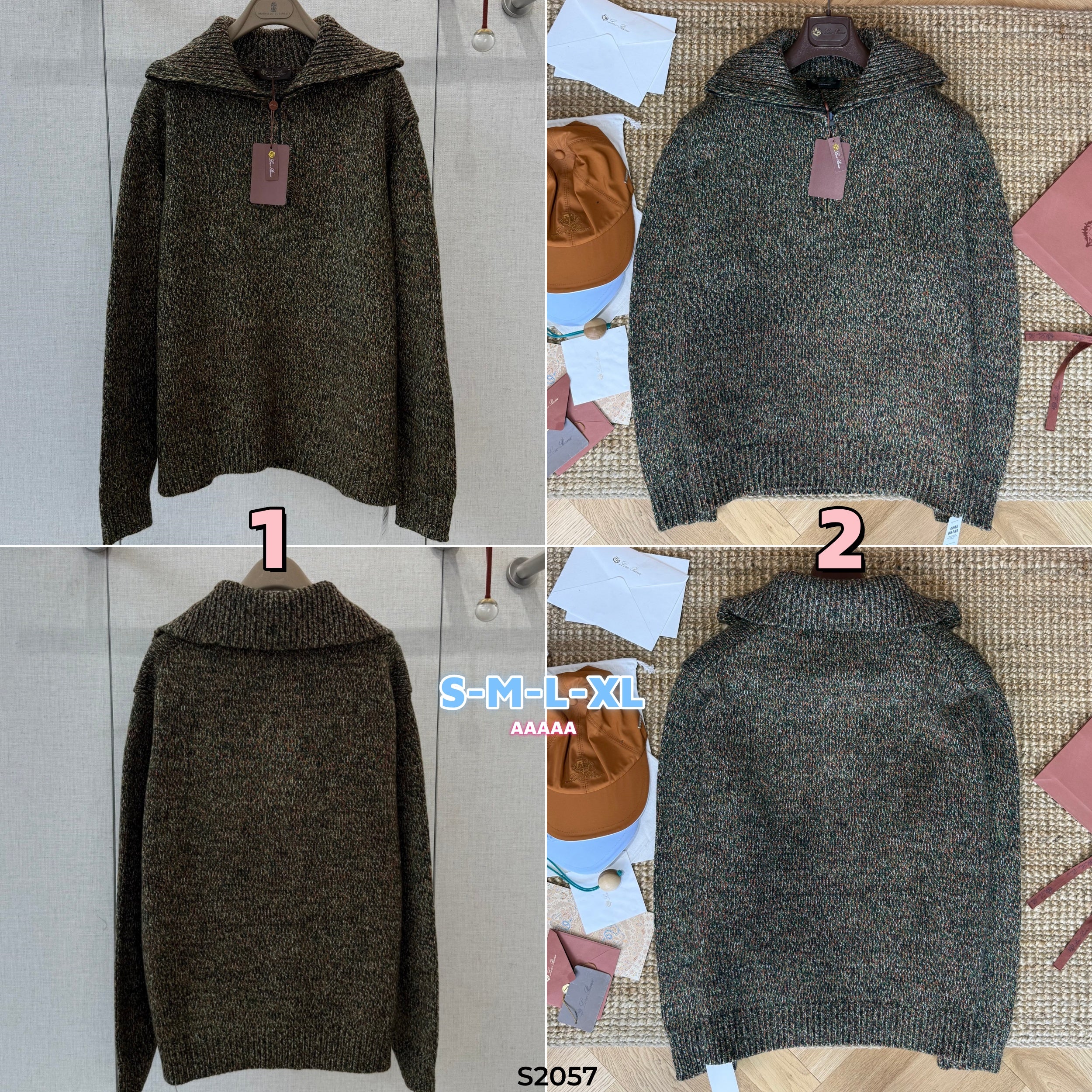 S2057 Loro Piana Knit Sweater (Unisex)