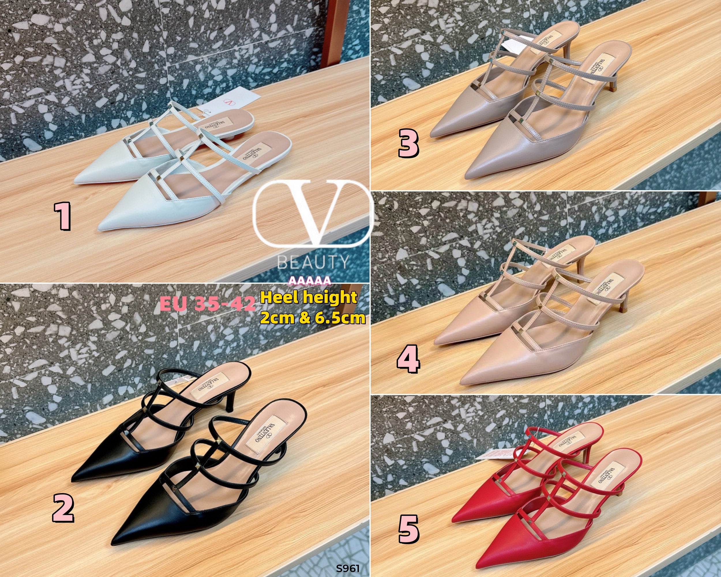S961 Valentino high heels shoe