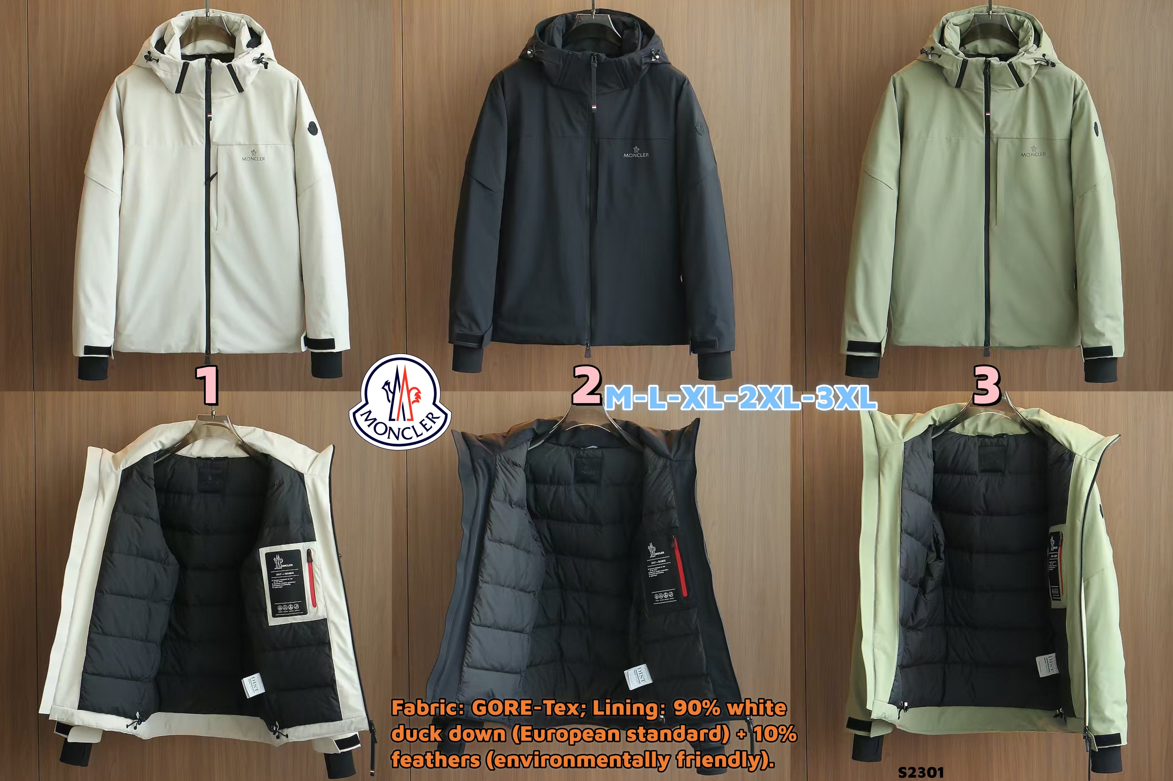 S2301 Moncler down jacket