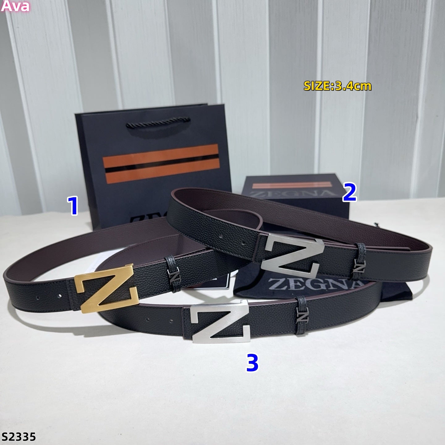 S2335 ZEGNA belt