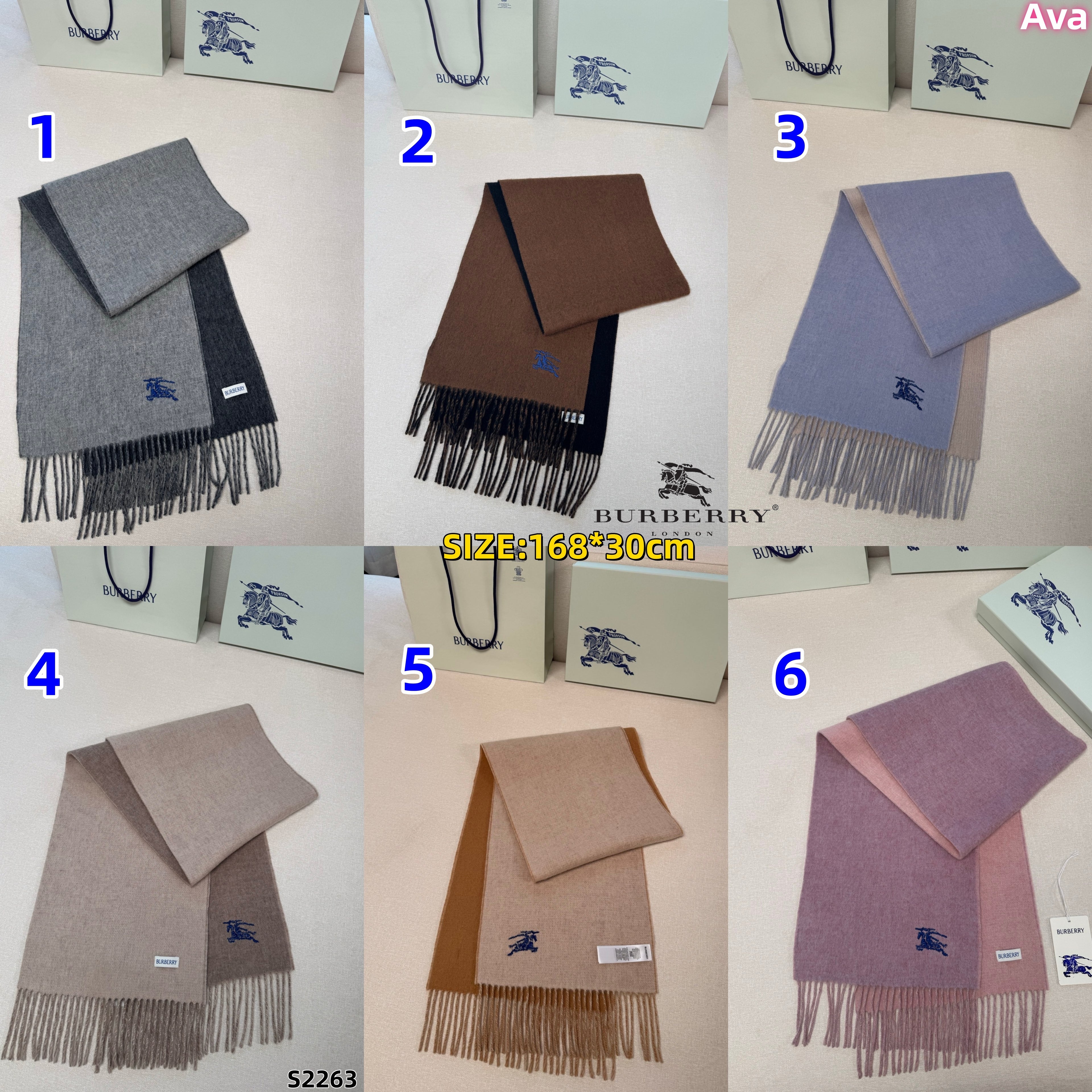 S2263 Burberry Scarf
