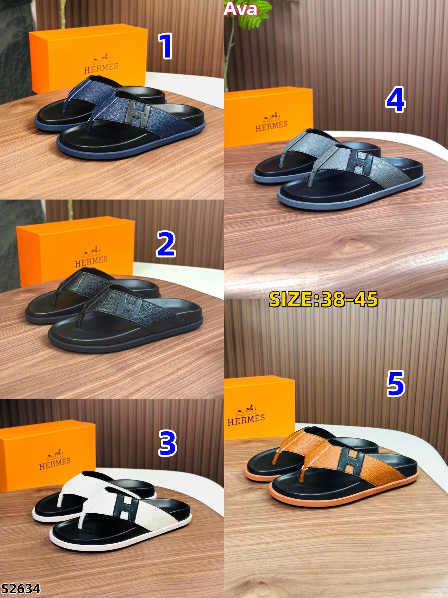 S2634 Hermès slippers