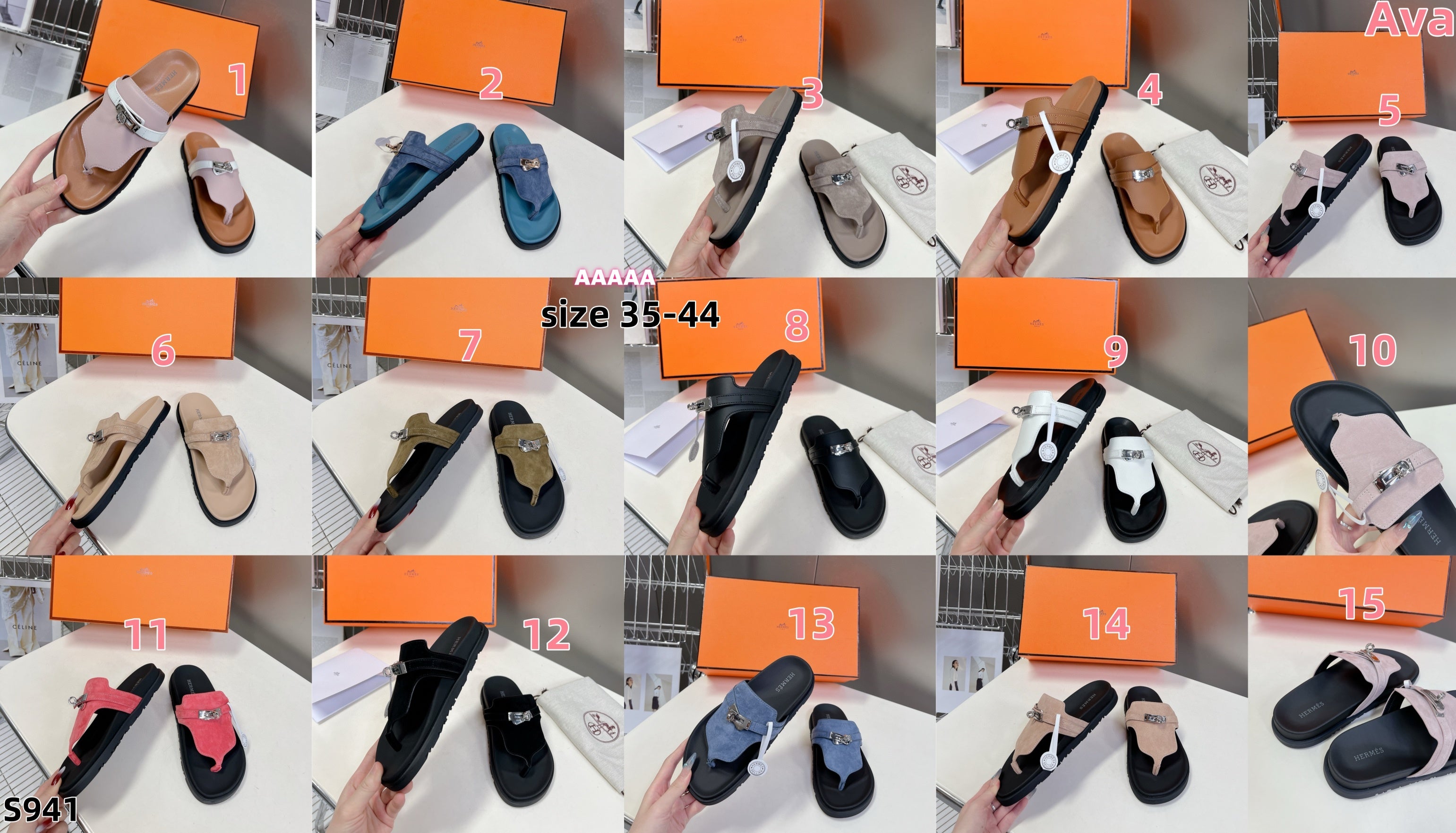 S941 Hermès Sandals shoes