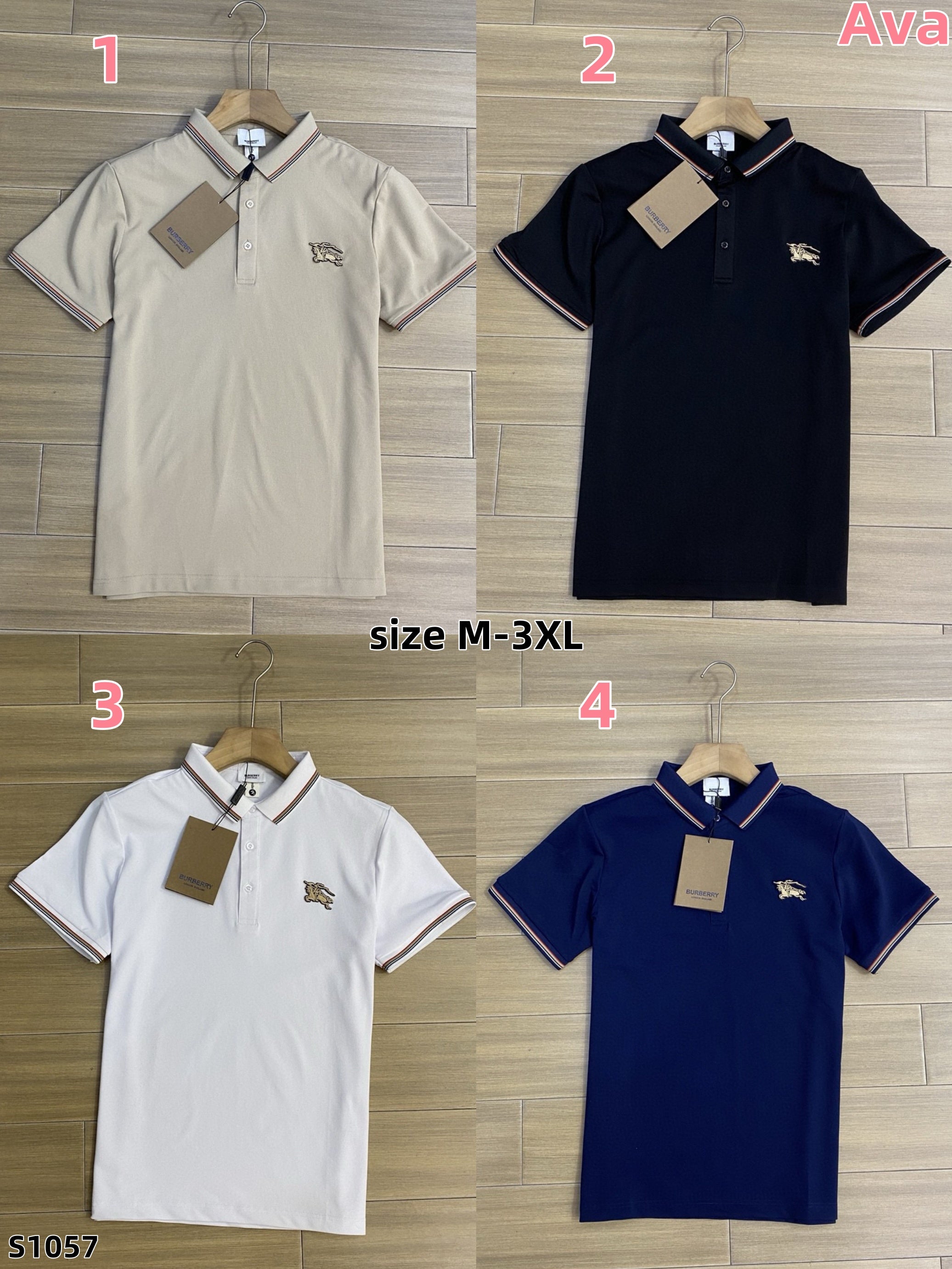 S1057 Burberry Polo Shirt