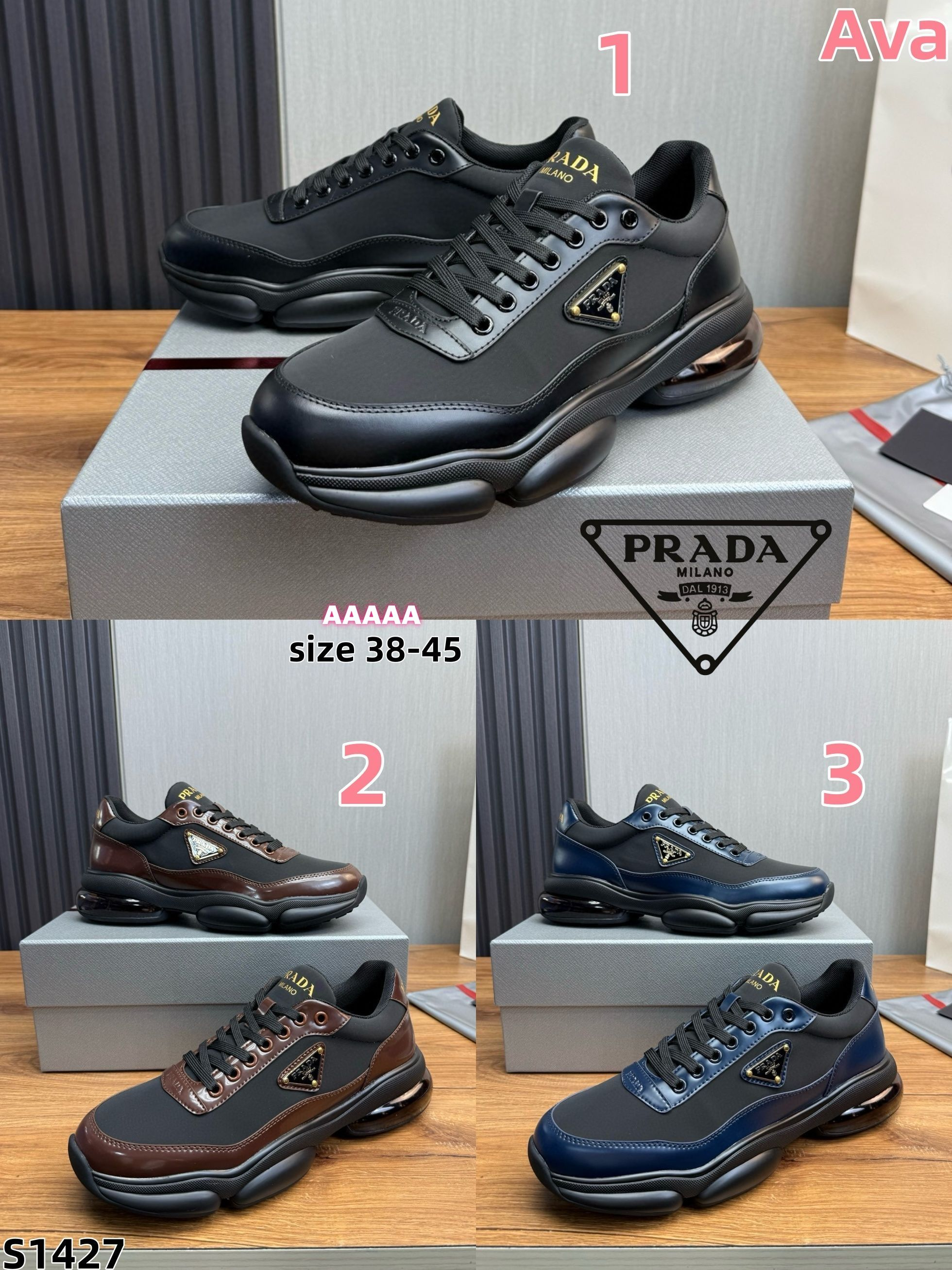 S1427 Prada shoes