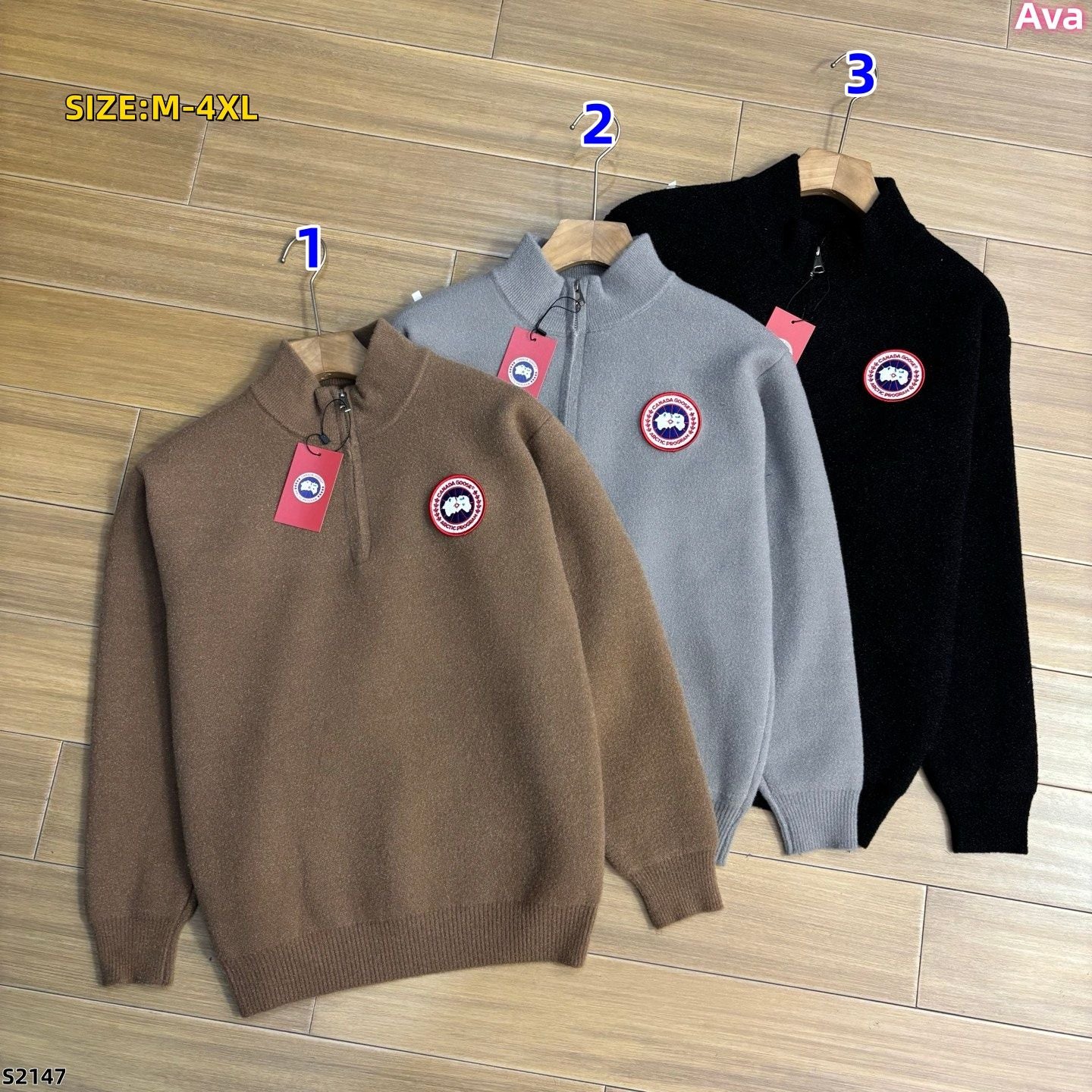 S2147 Canada Goose Mink Fleece Knit Jacket
