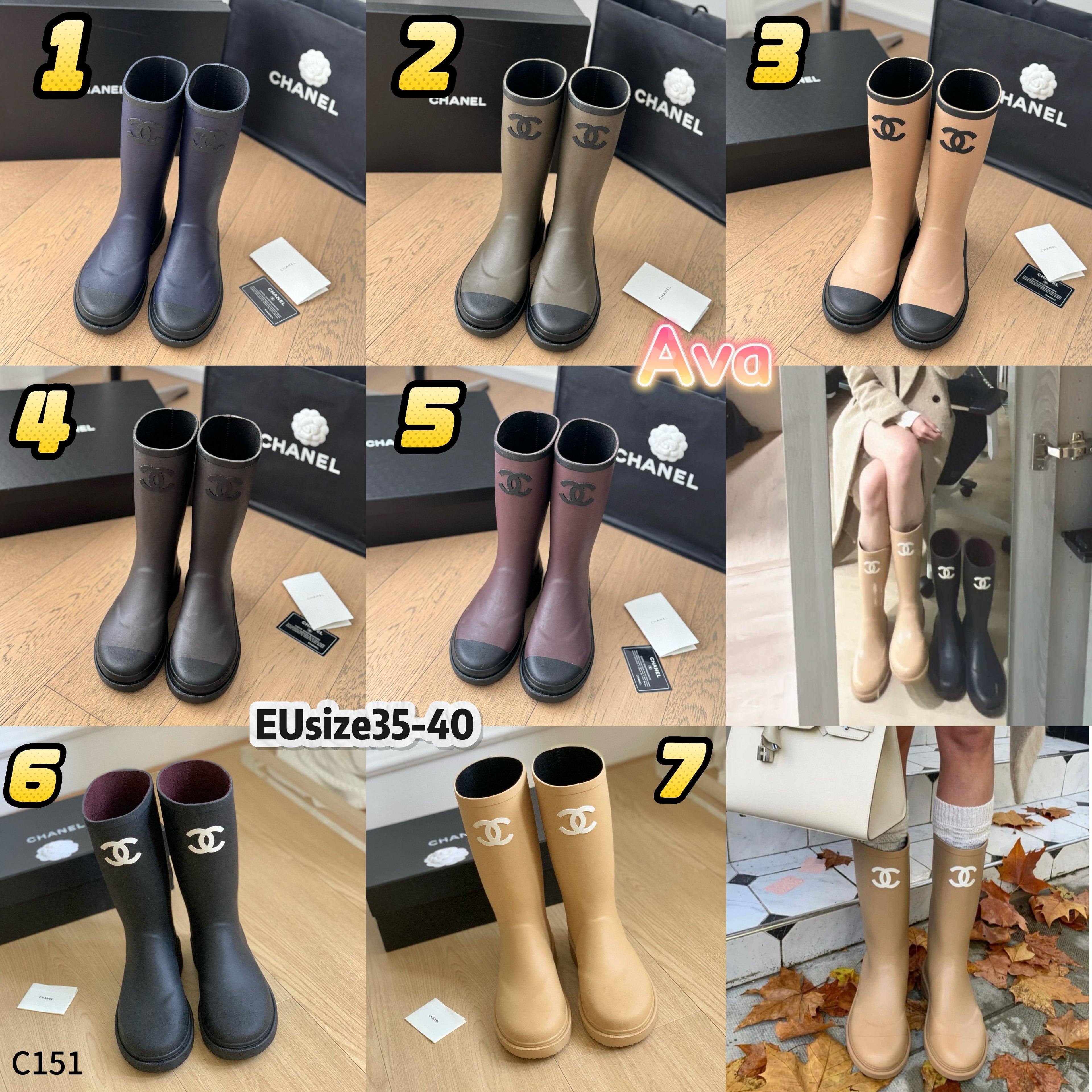 C151  Rain Boots Shoes
