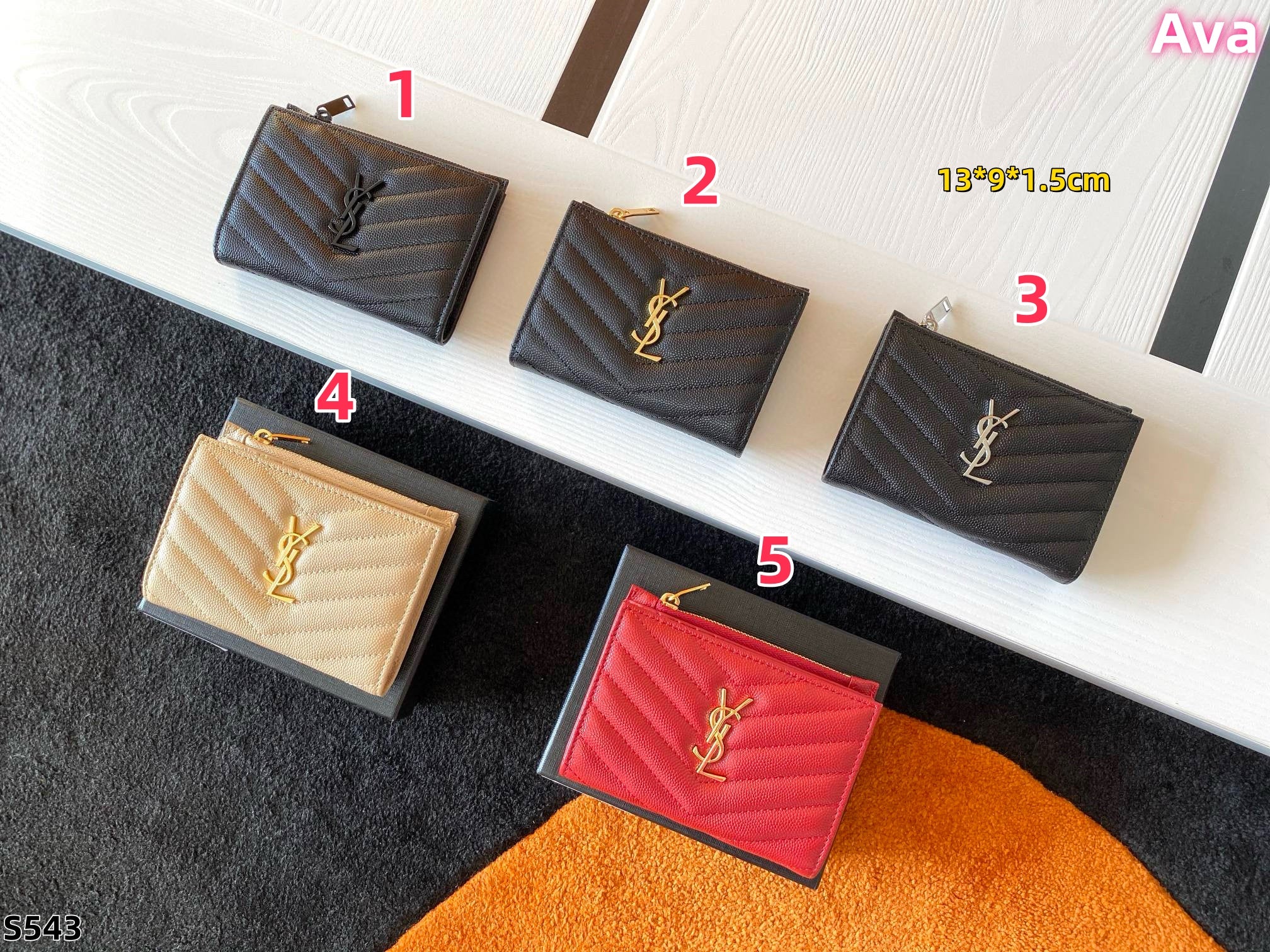S543 Saint Laurent YSL Wallet
