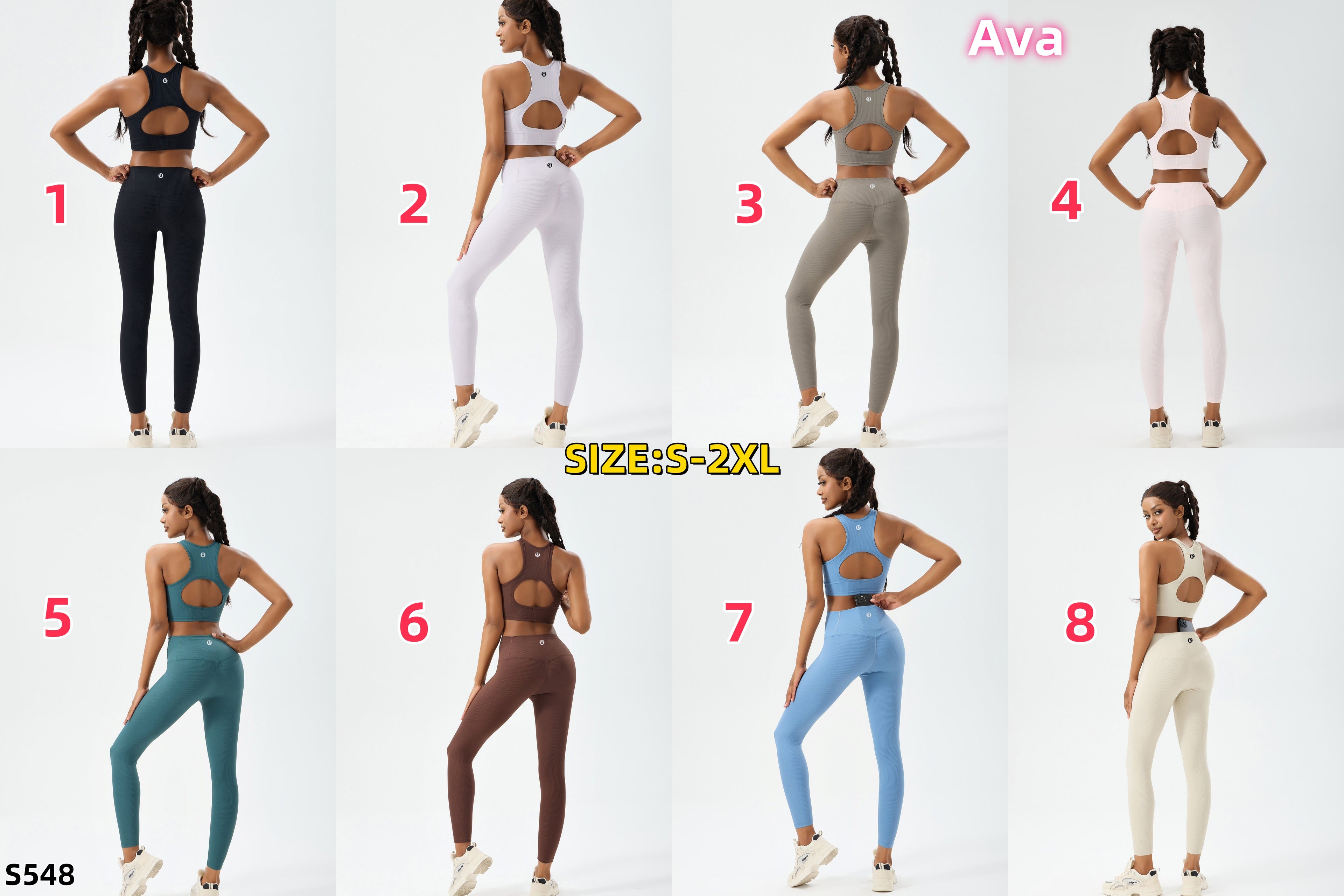 S548 Lululemon Yoga Suit