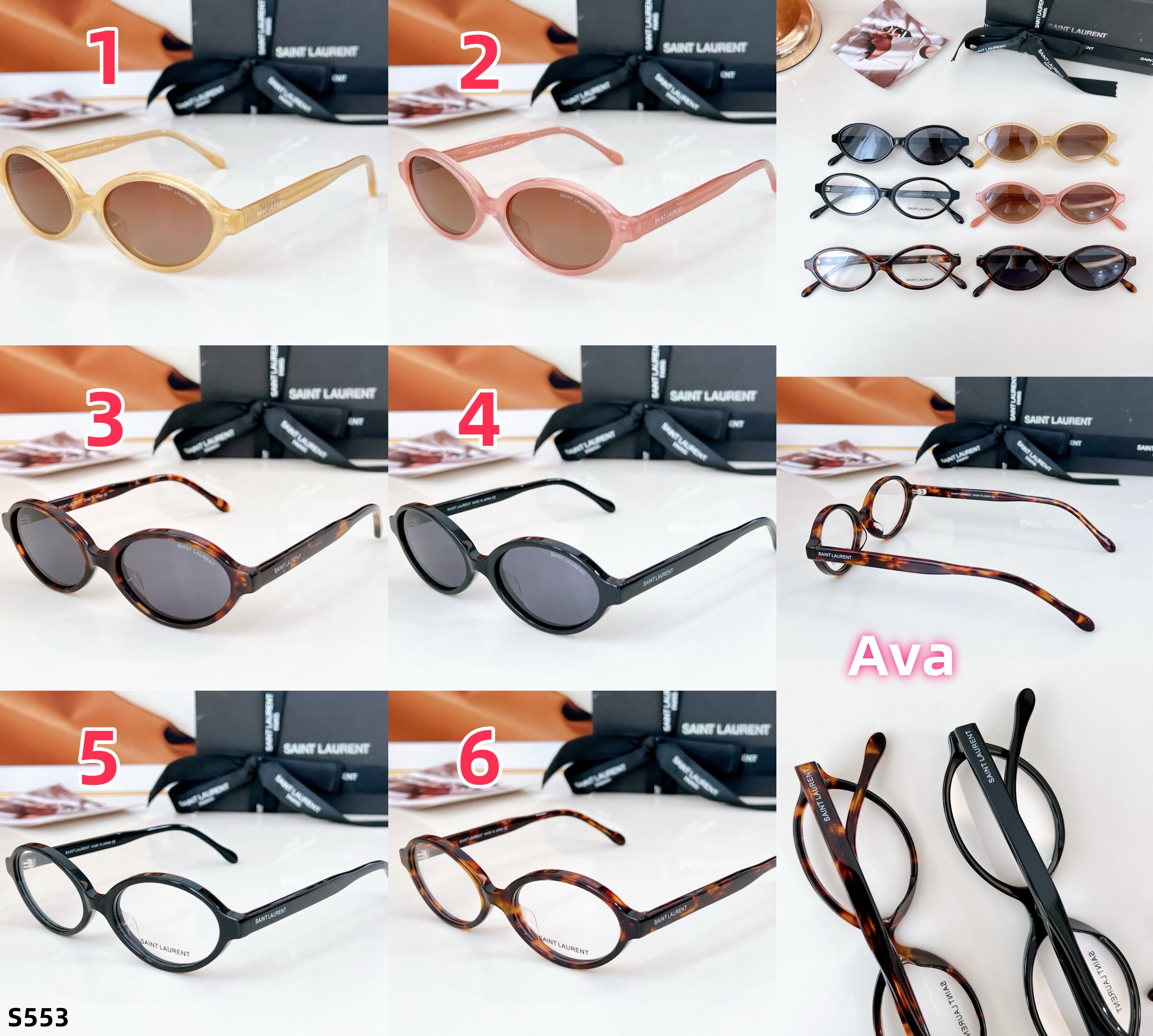 S553 Saint Laurent YSL glasses