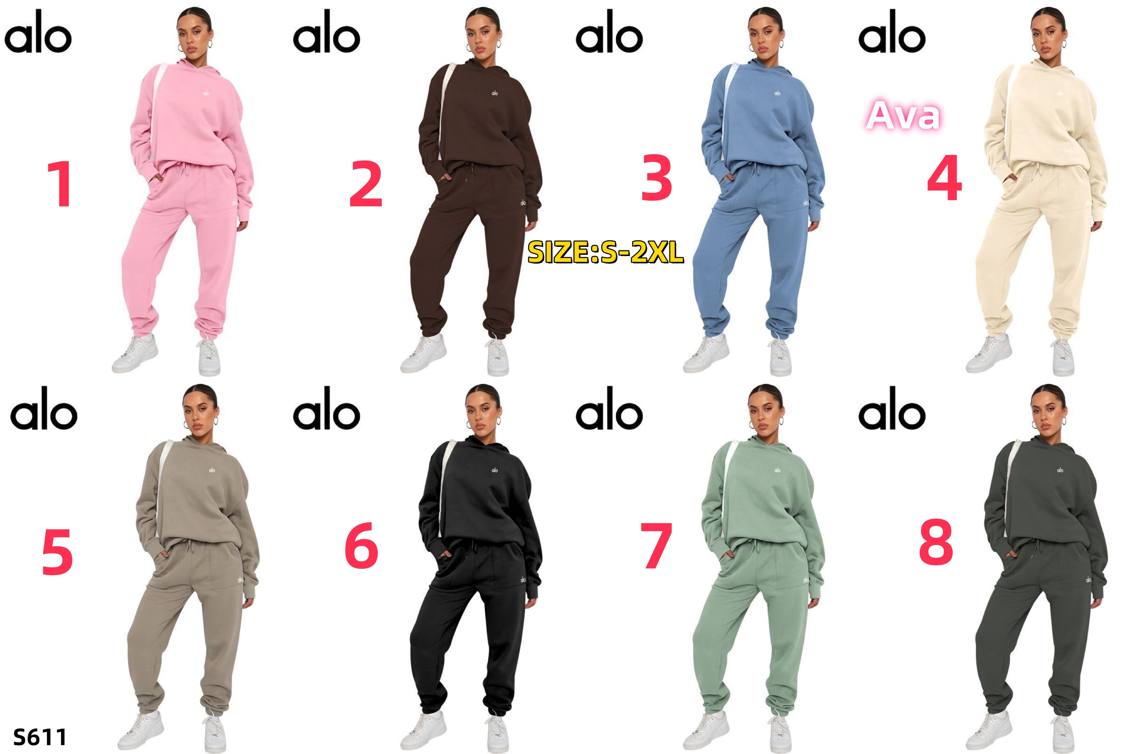 S611 alo Casual Wear Set