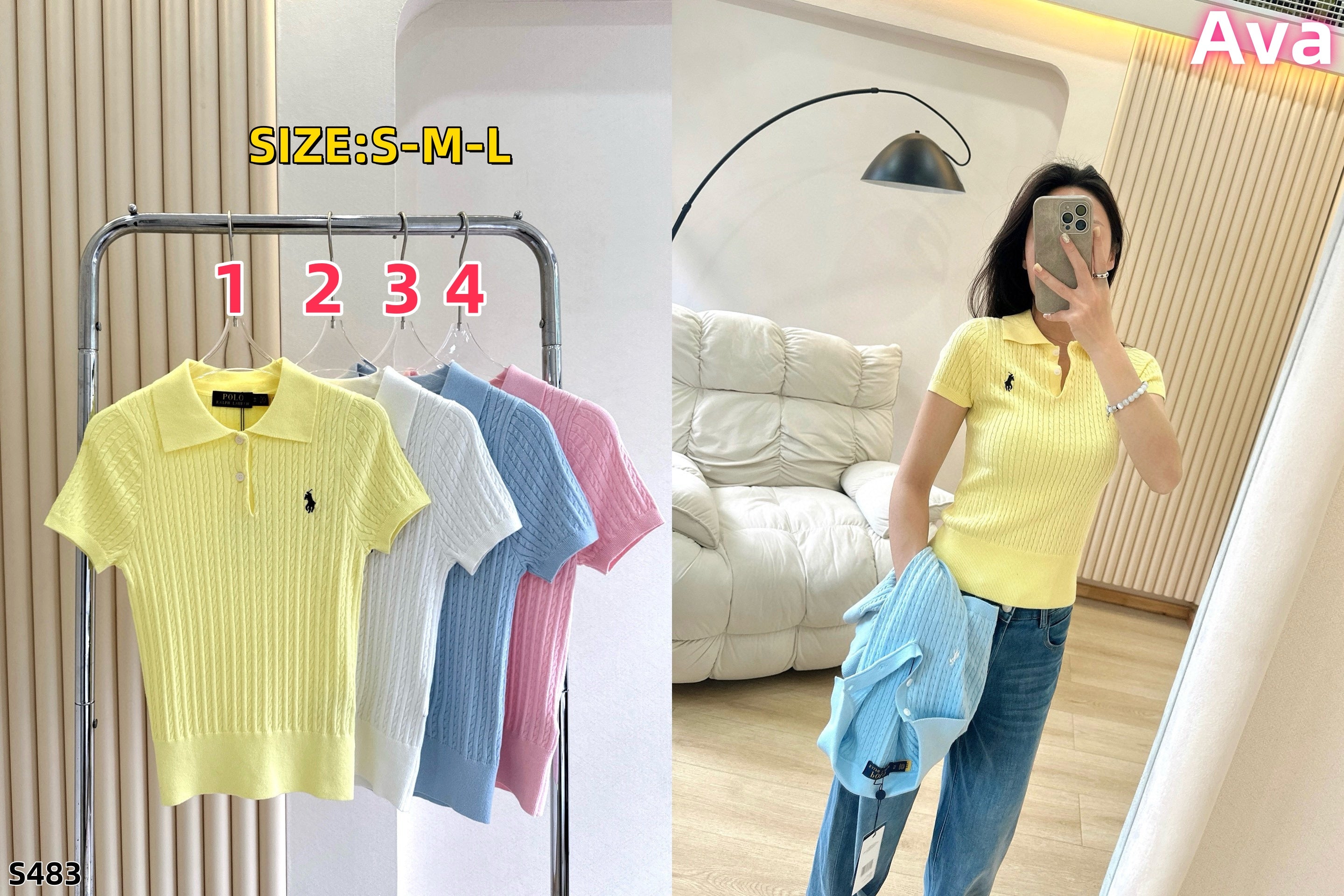 S483 Ralph Lauren Knit Sweater