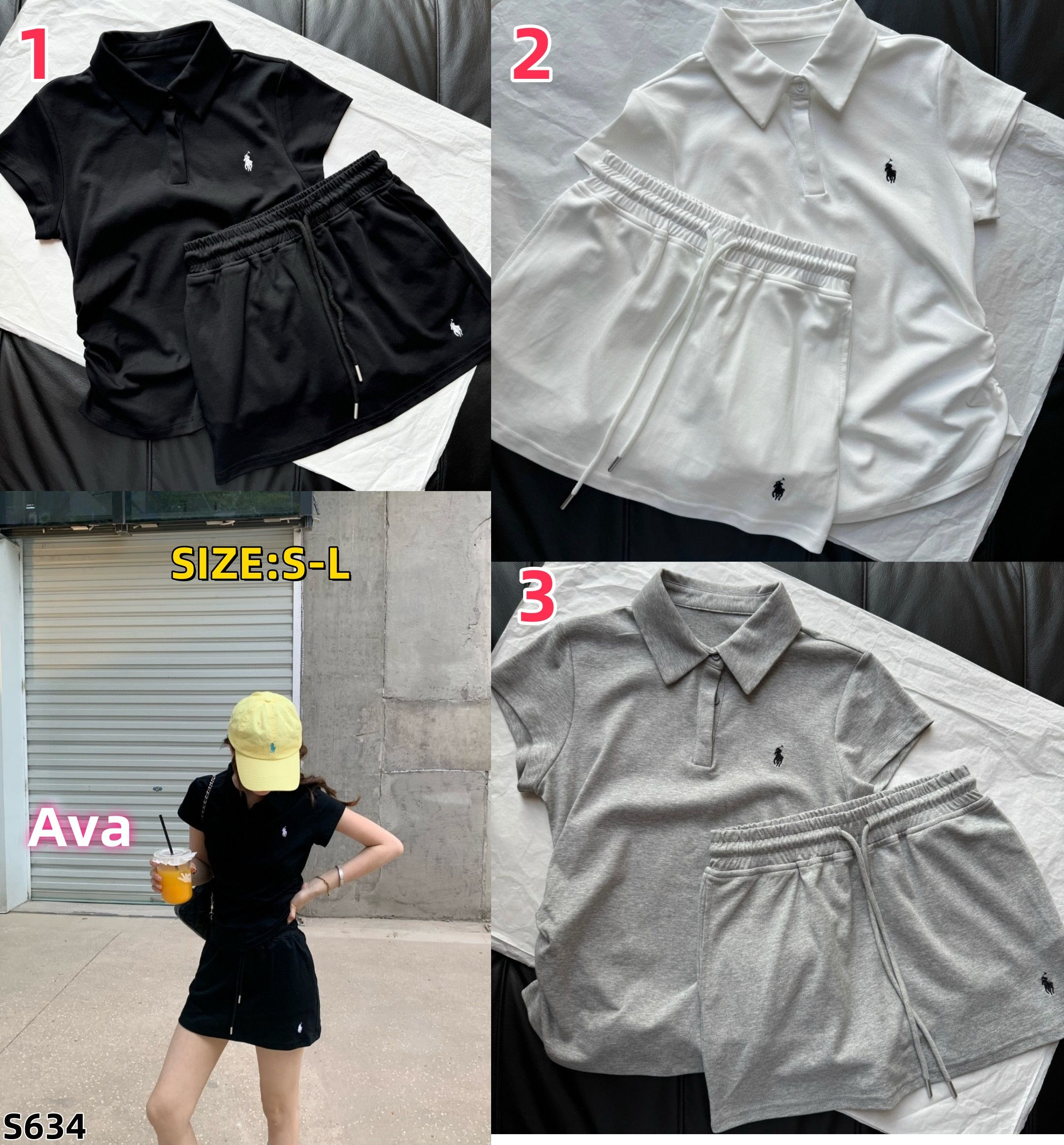 S634  Ralph Lauren clothing sets