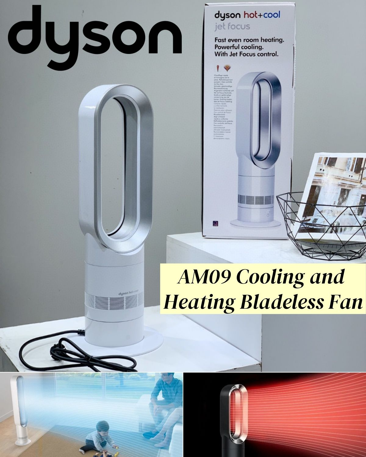 Dyson AM09 Hot+Cool Fan