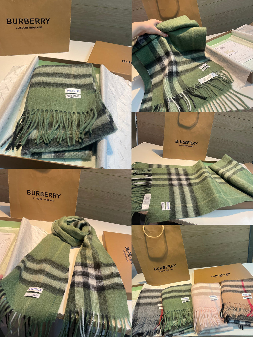 S2187 Burberry Scarf