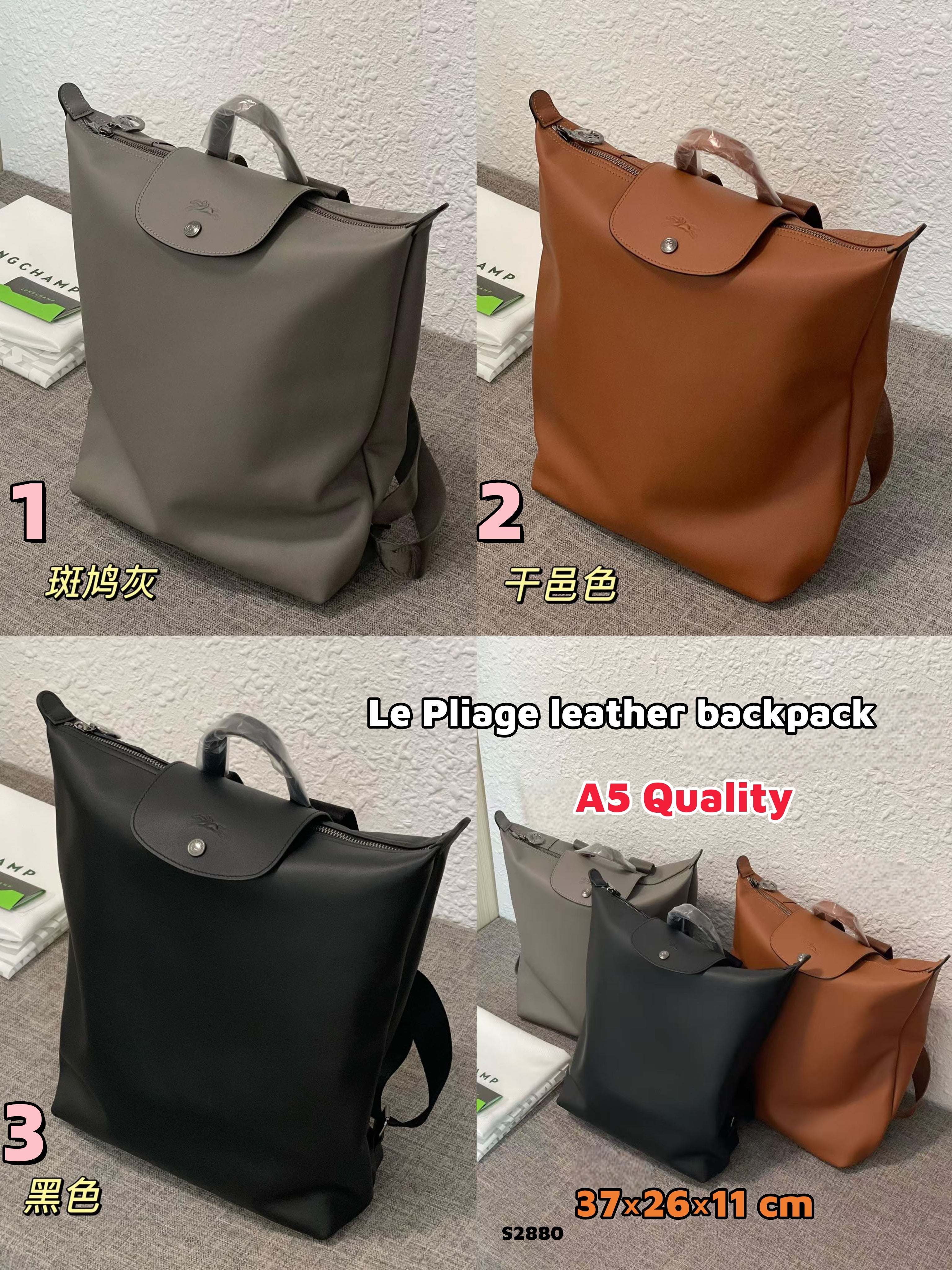 S2880 leather backpack