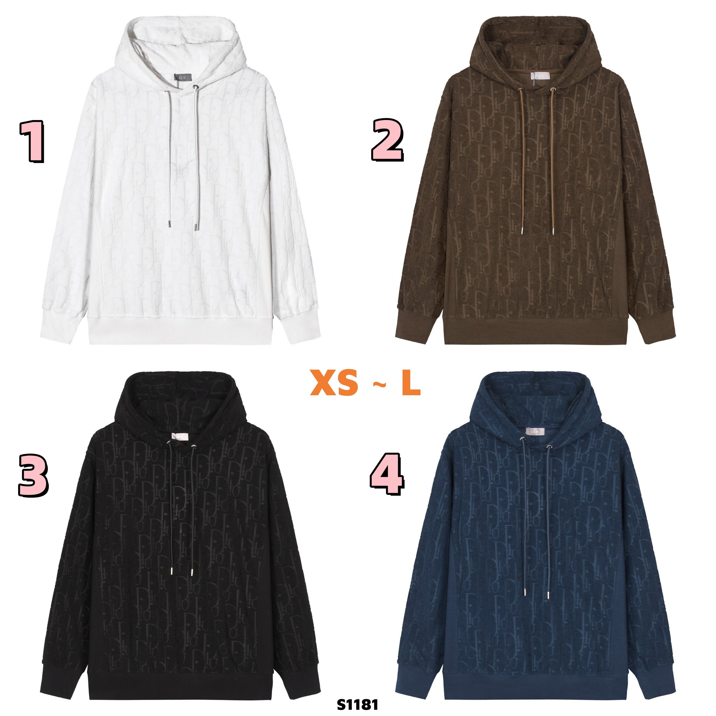 S1181  Hoodie clothing