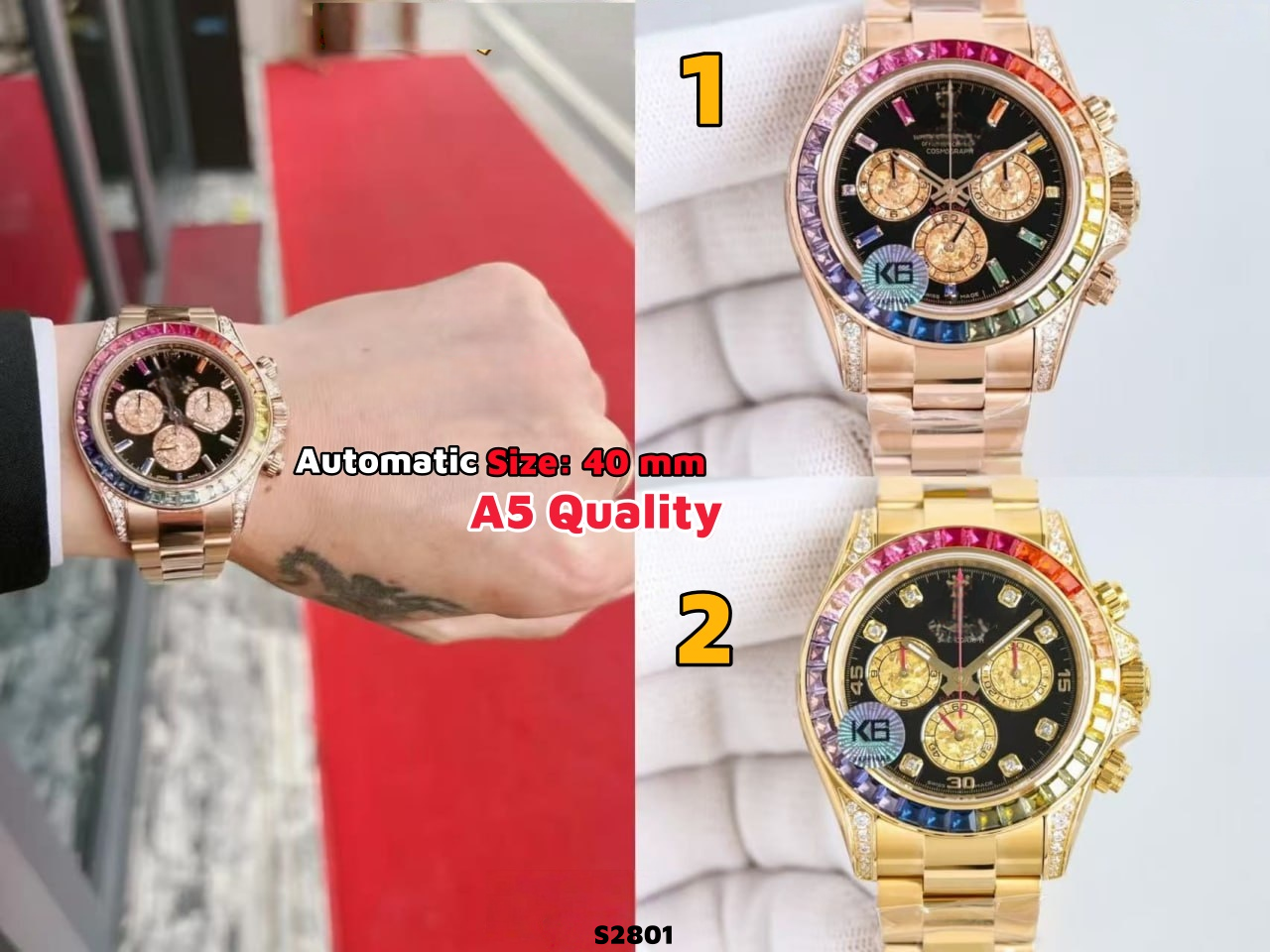 S2801 Daytona Gemstone