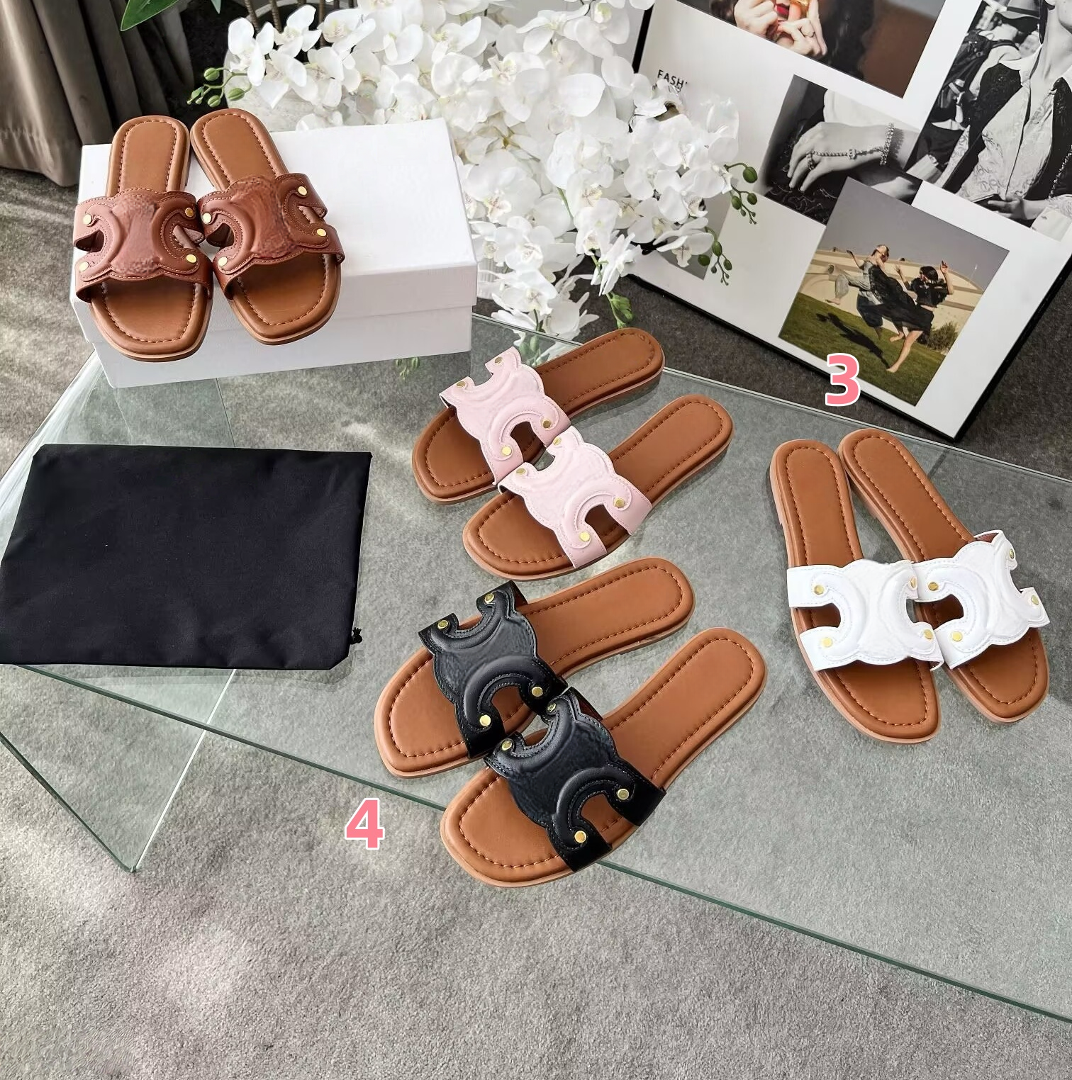 S1026 Celin slippers shoe