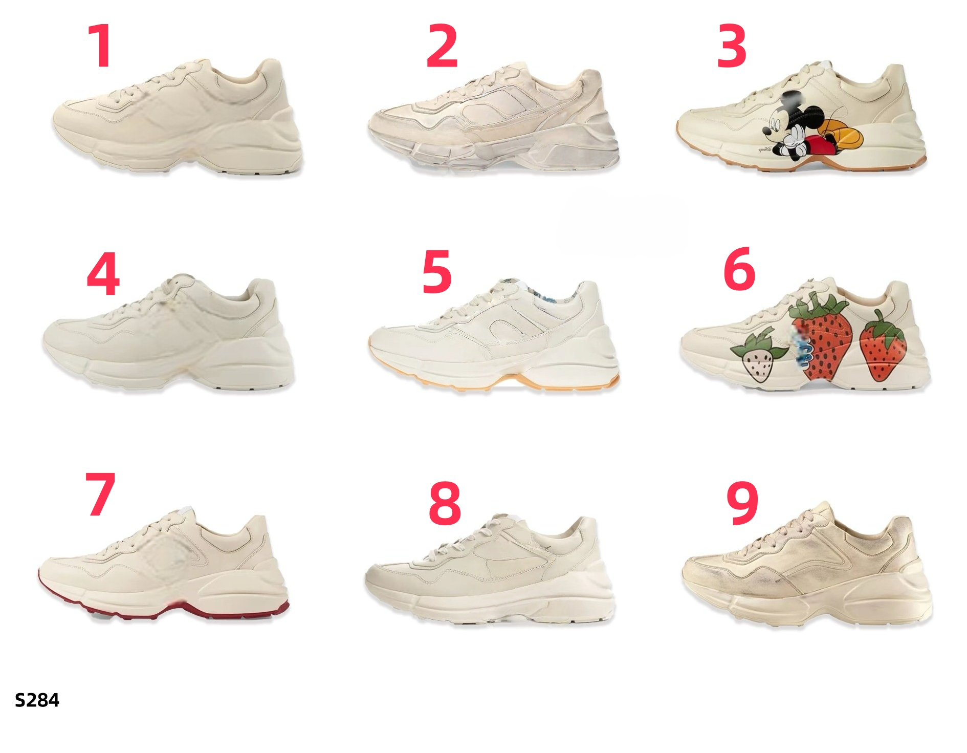S284 Guc shoes
