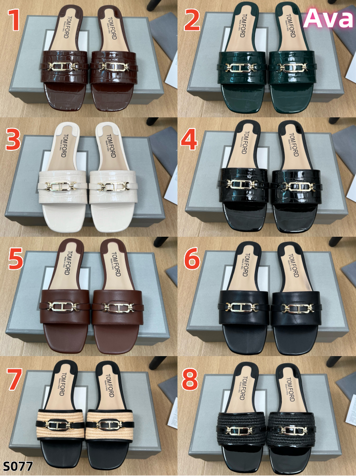S077 Tom Ford New Slippers