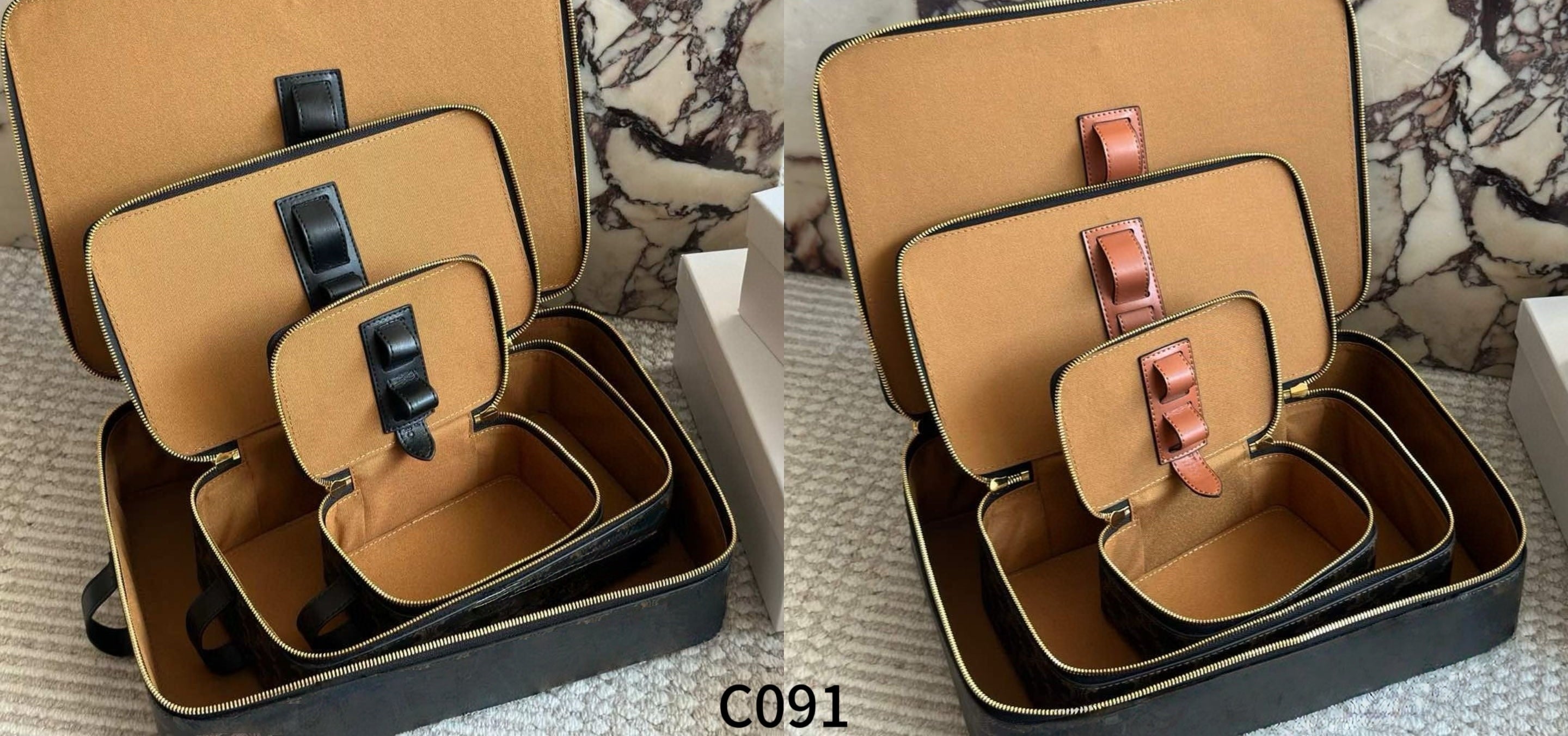 C091 Celin Makeup Toiletry Bag