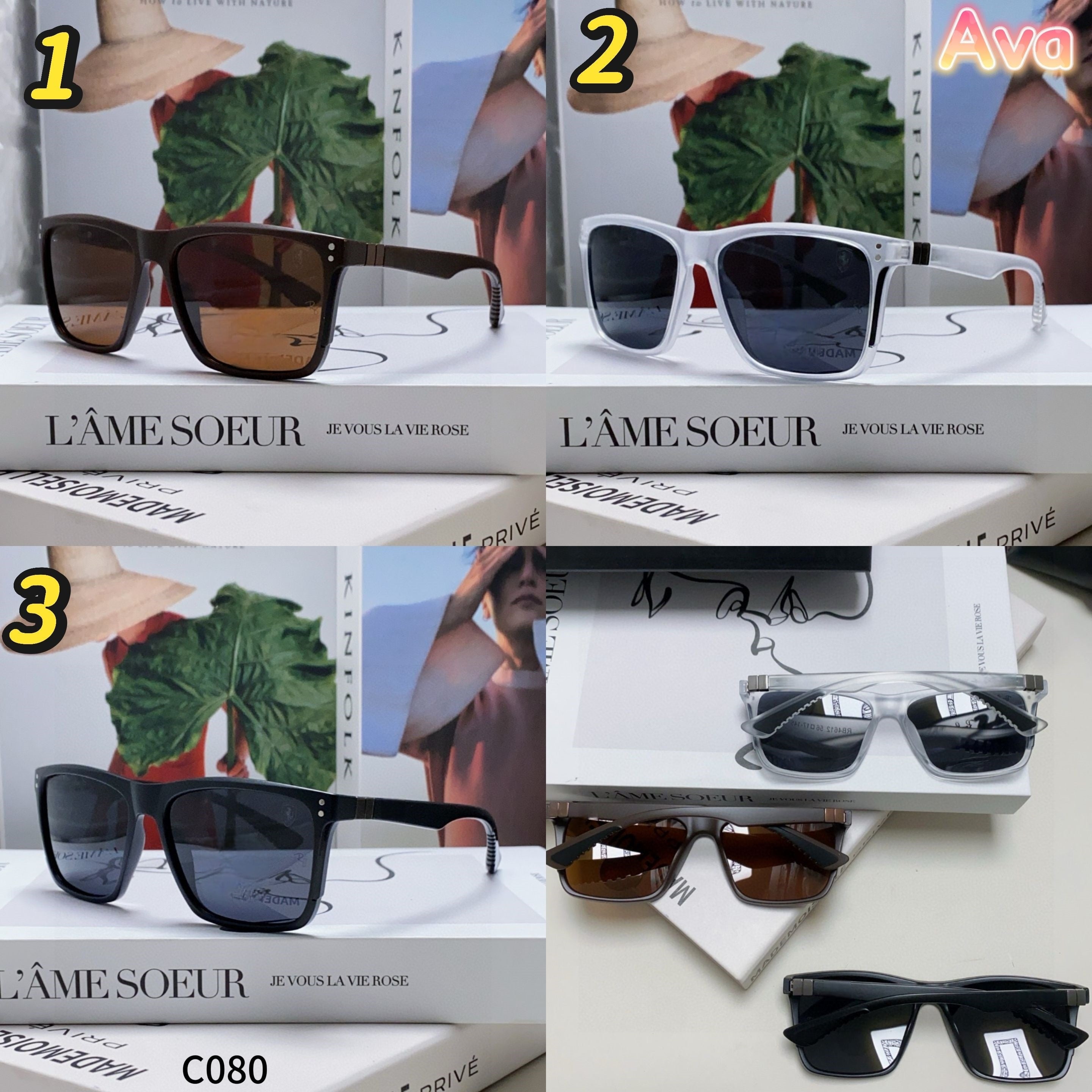 C080 Ray Ferra co-branded glasses