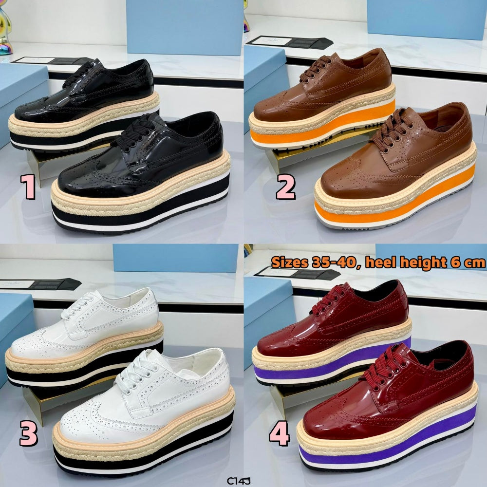 C143 Pra women's lace-up shoes