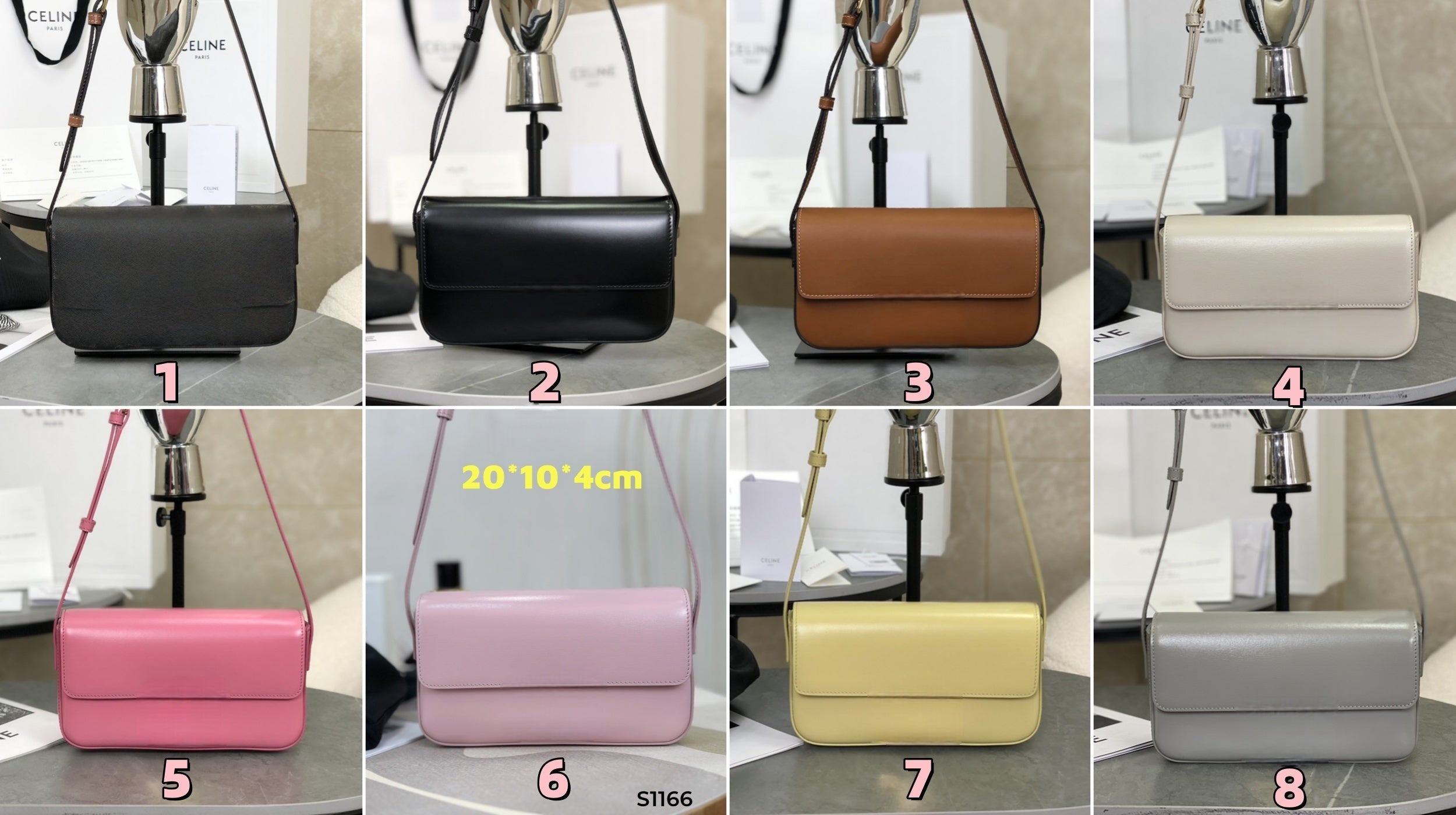 S1166 Celin Triomphe shoulder bag