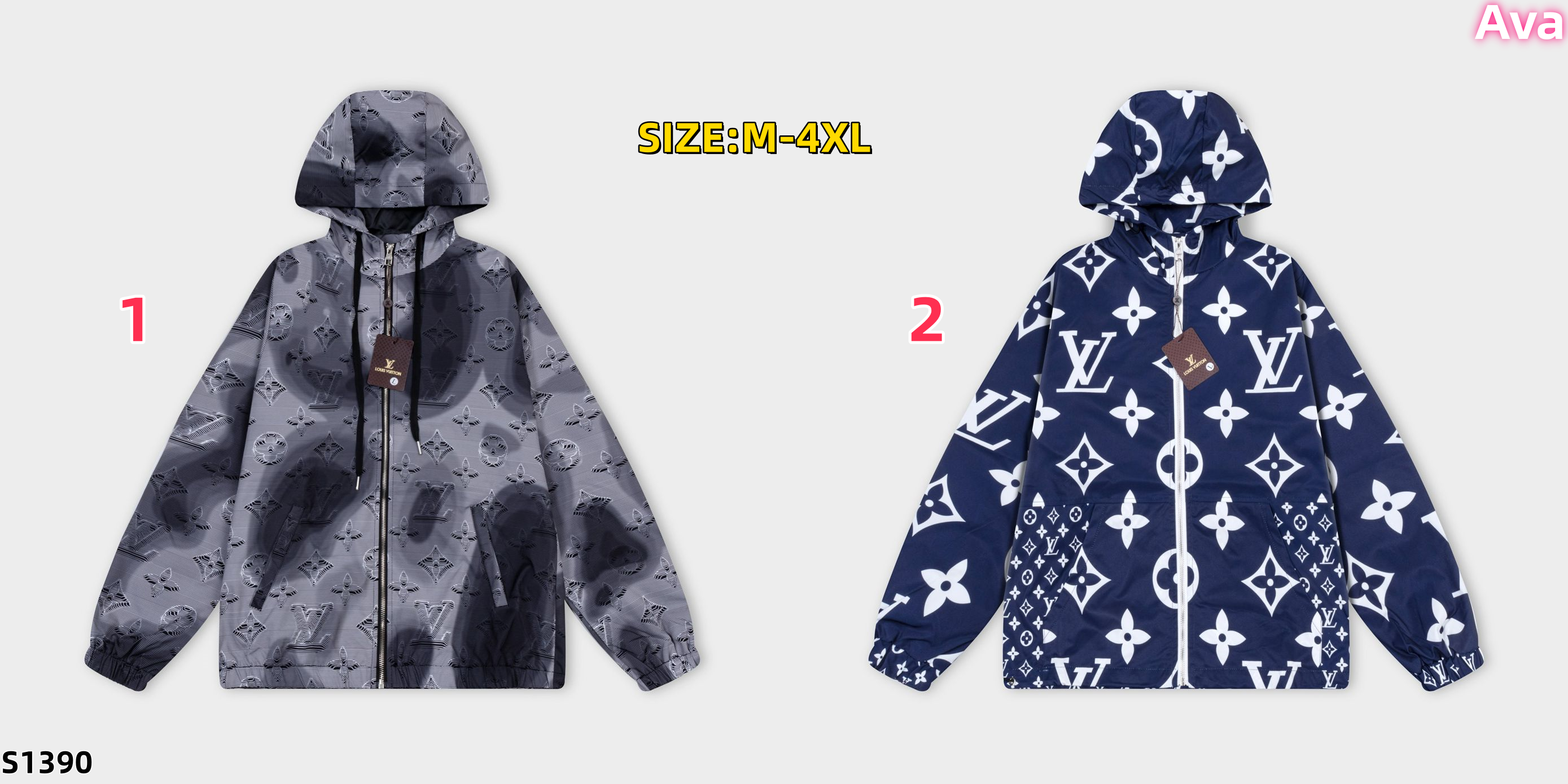 S1390 Louis Vuitton coat