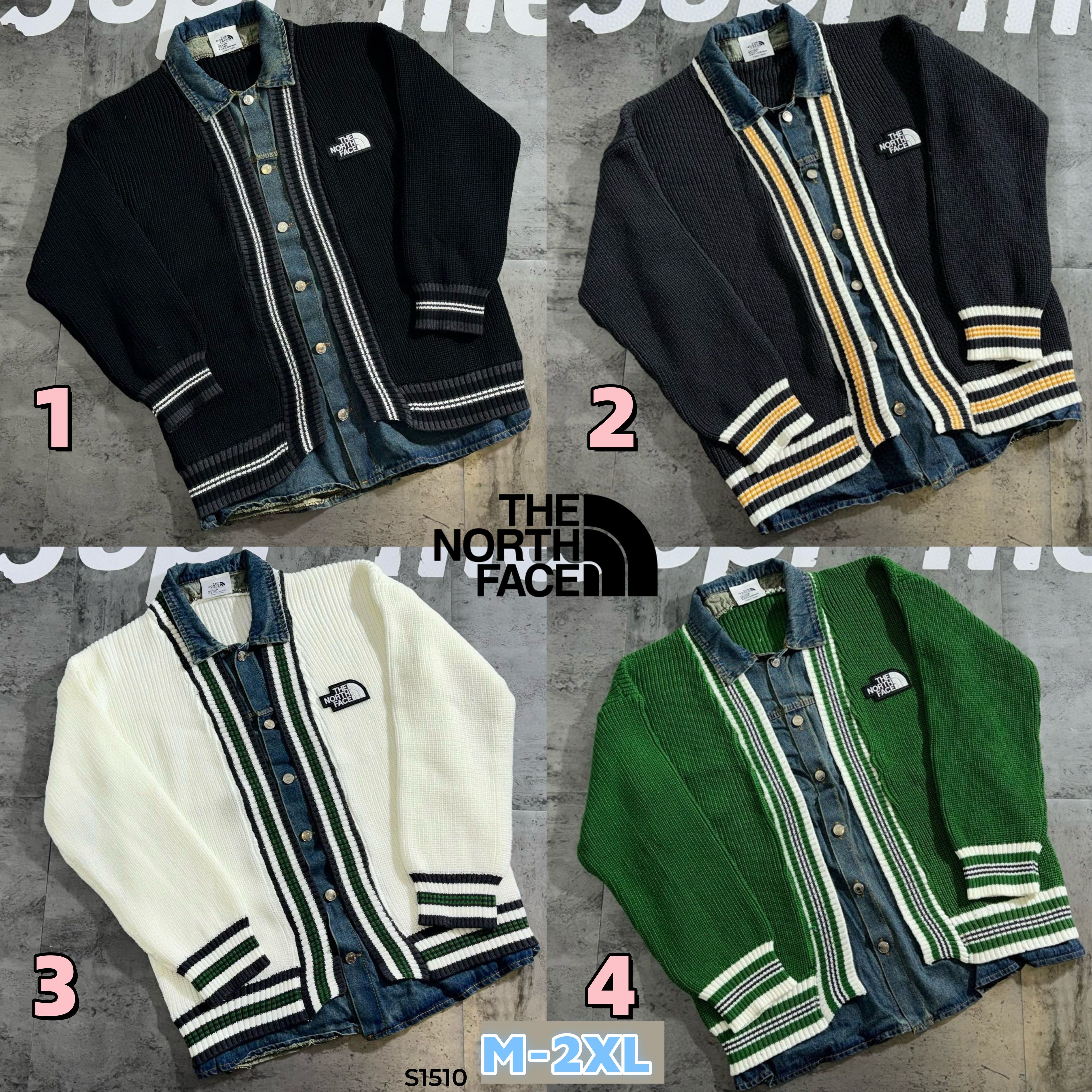 s1510 North Face Denim Sweater