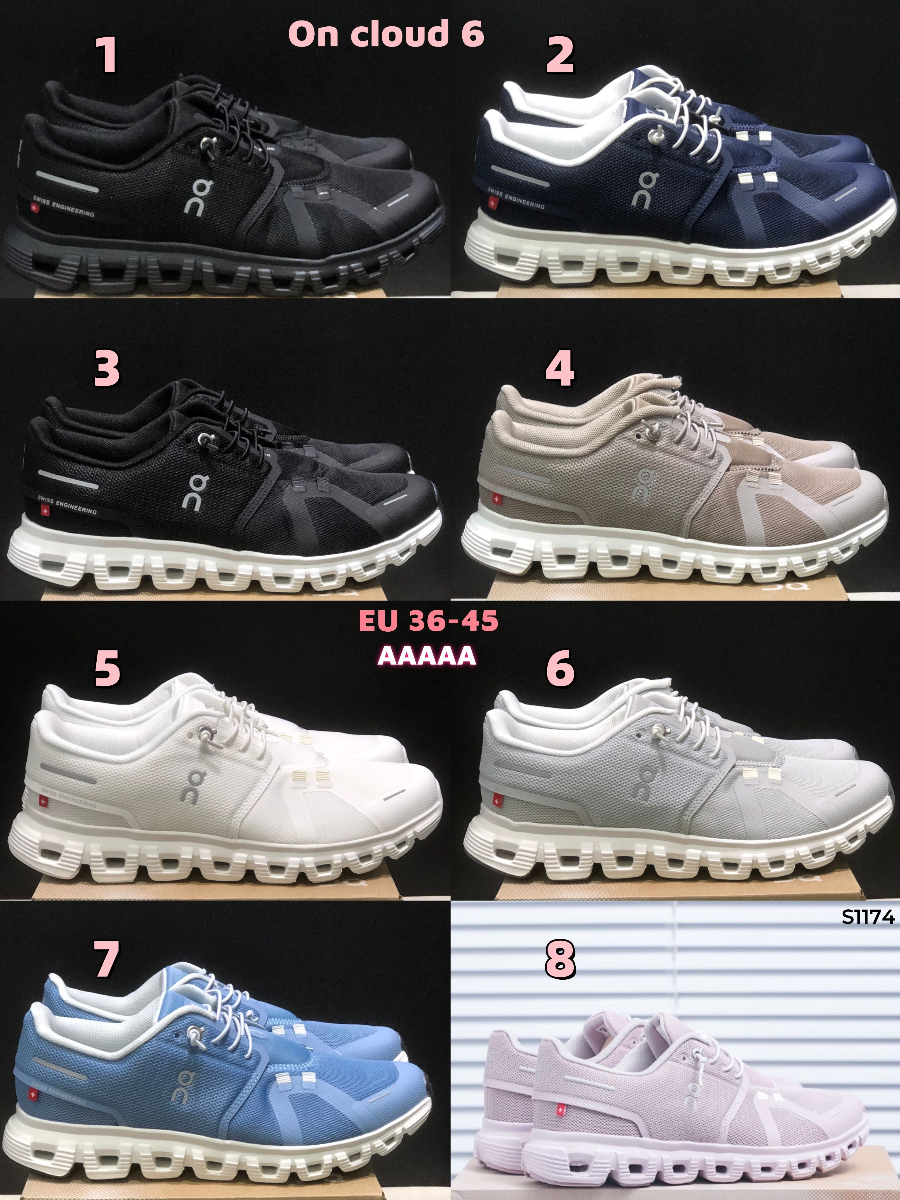 S1174 On  6 shoes