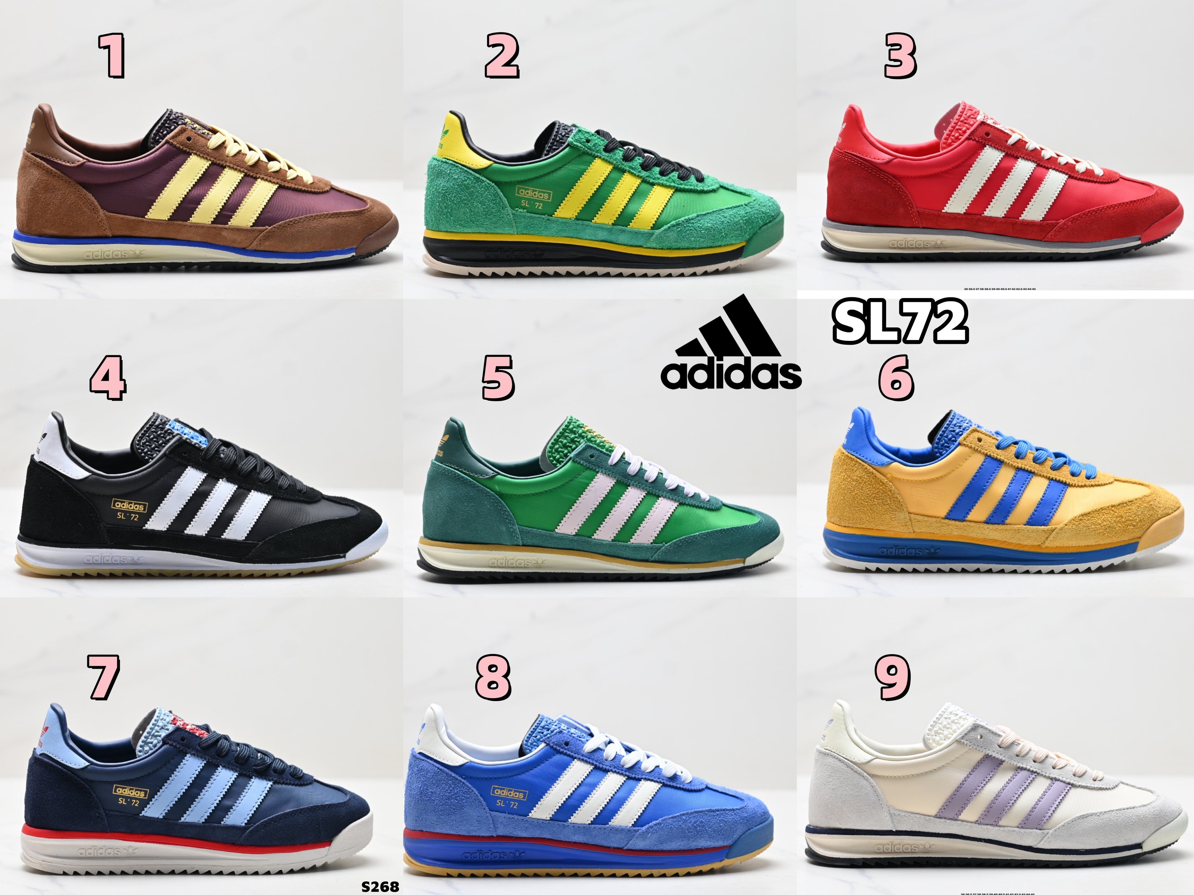 S268 SL72 series shoes