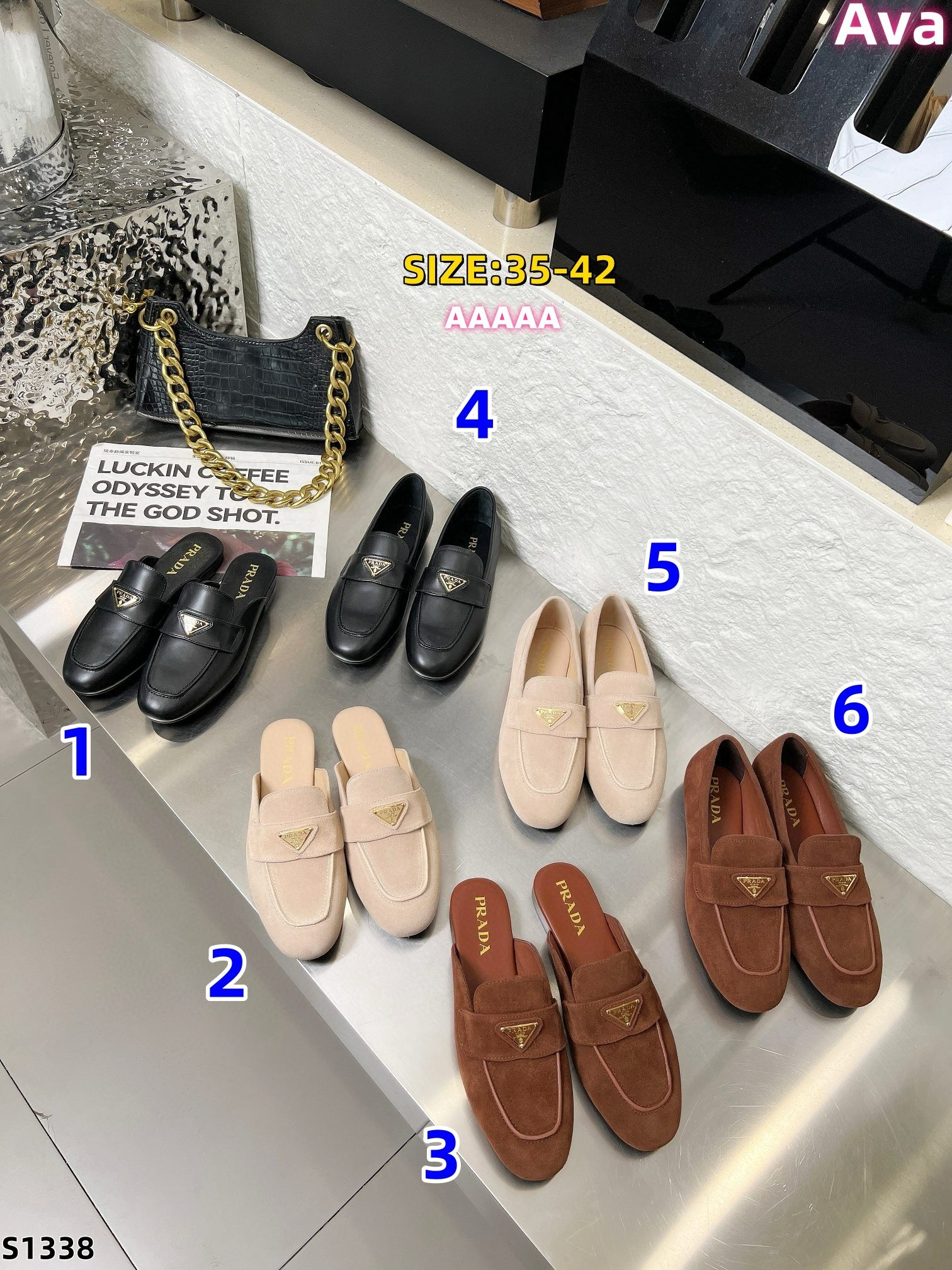 S1338  Prada 25ss loafers