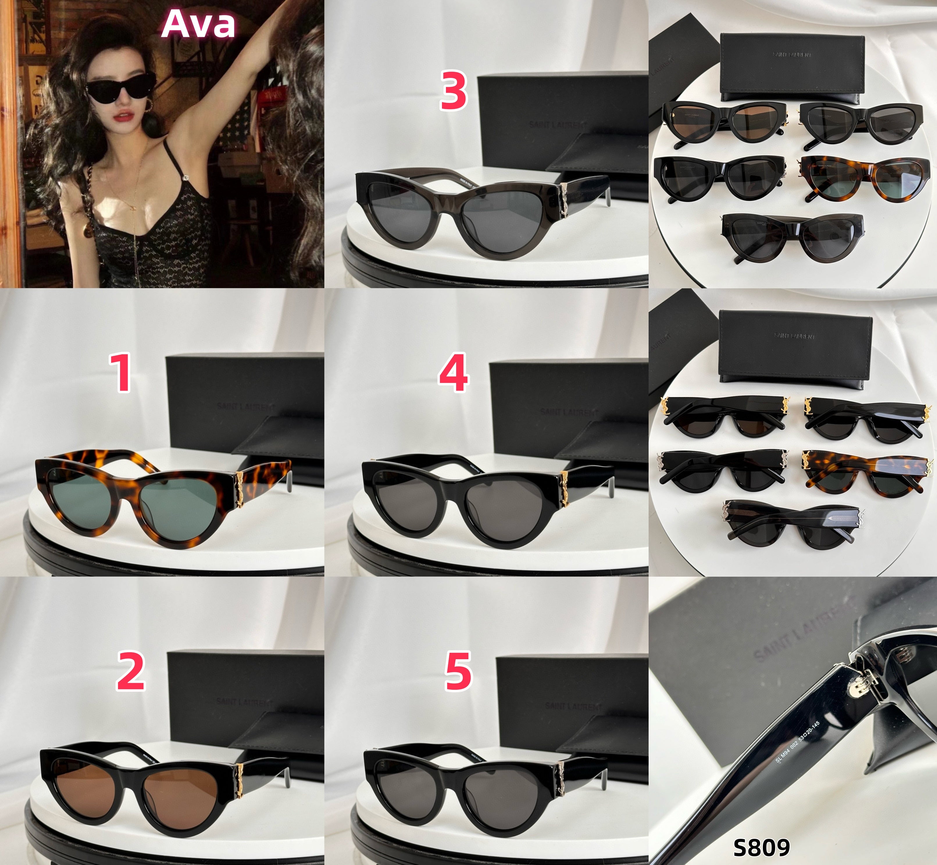 S809 Saint Laurent (YSL) eyewear Glasses
